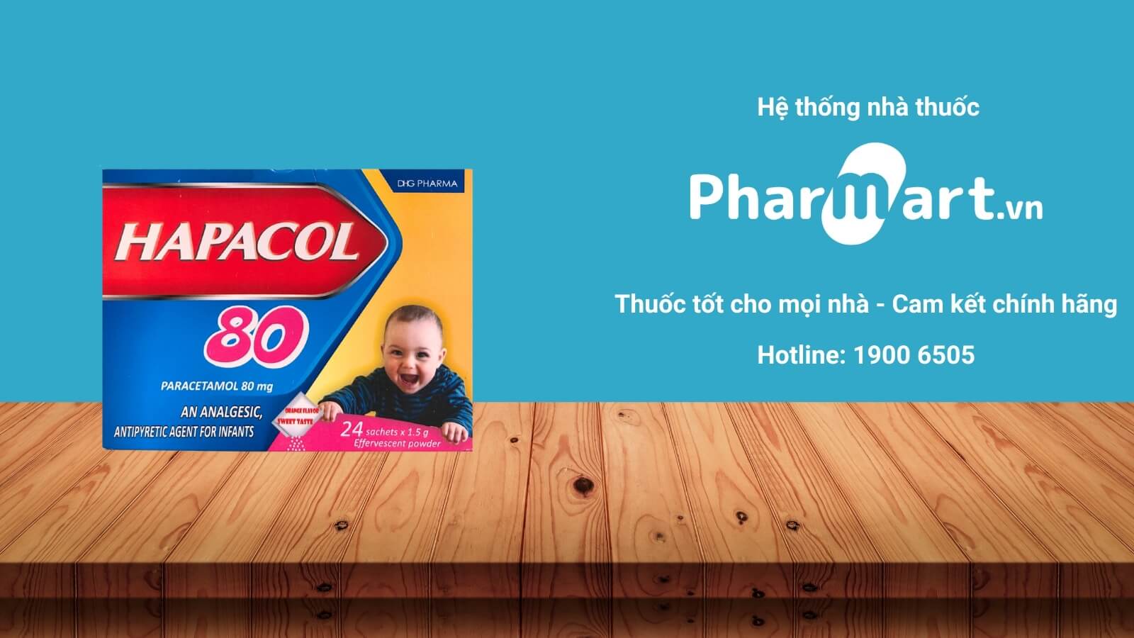 Mua ngay Thuốc Hapacol 80mg tại Pharmart.vn