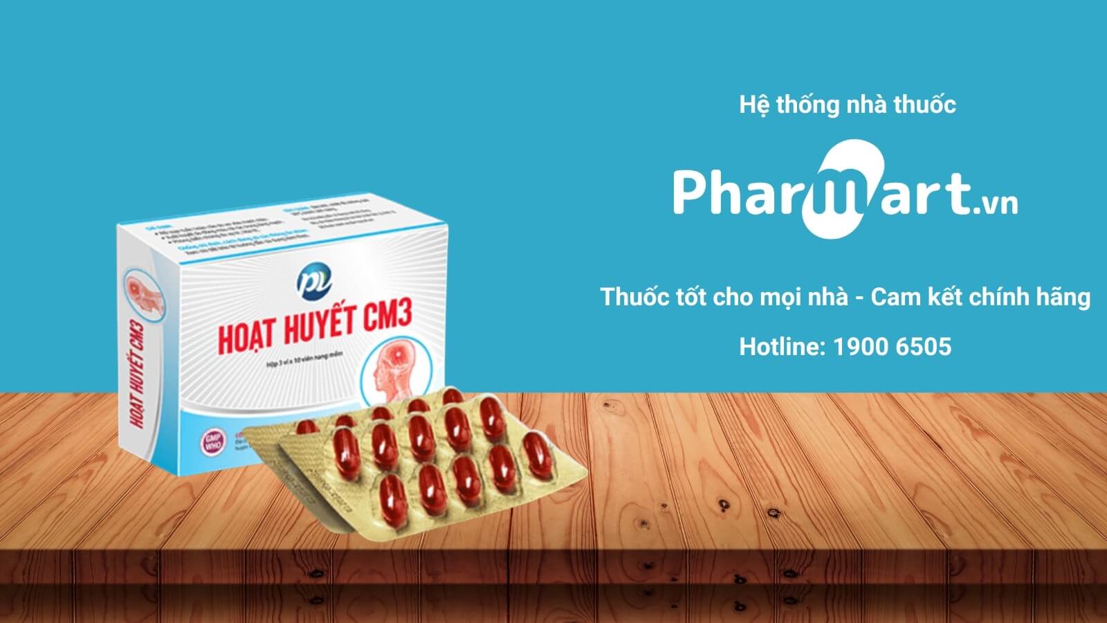 Mua Thuốc Hoạt Huyết CM3 chính hãng tại Pharmart.vn