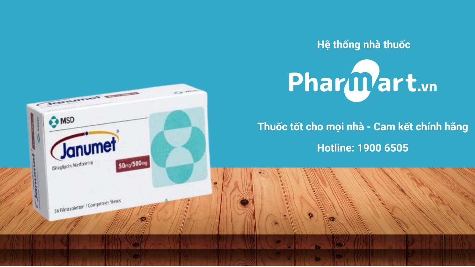 Mua ngay thuốc Janumet 50mg 500mg chính hãng tại Pharmart.vn