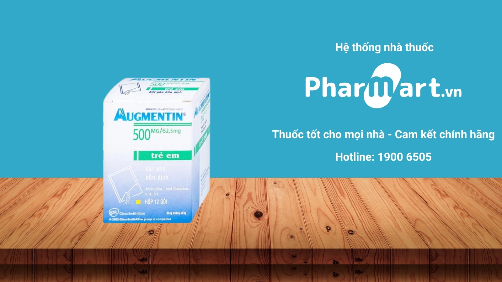 Mua ngay thuốc Augmentin 500mg chính hãng tại Pharmart.vn