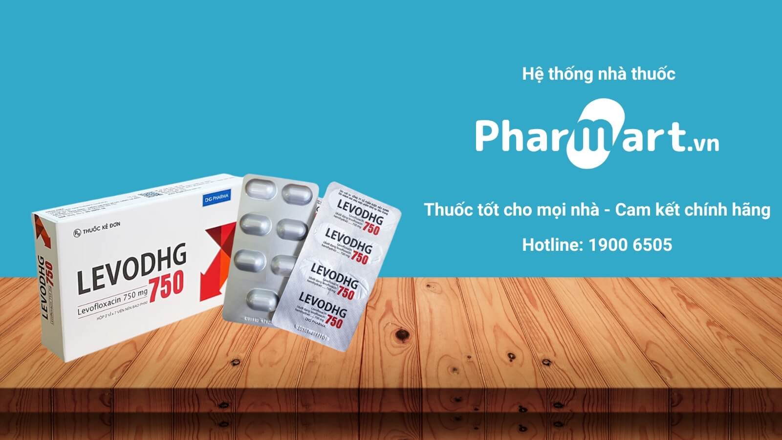 Mua Levodhg 750mg chính hãng tại Pharmart.vn
