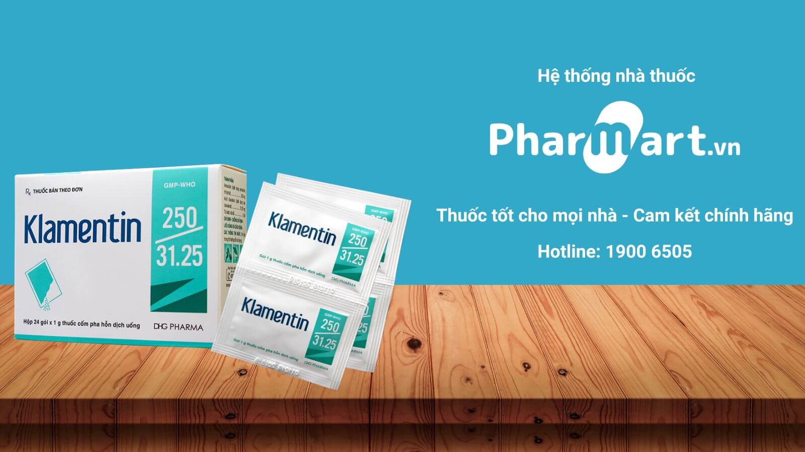 Mua Thuốc Klamentin 250 chính hãng tại Pharmart.vn
