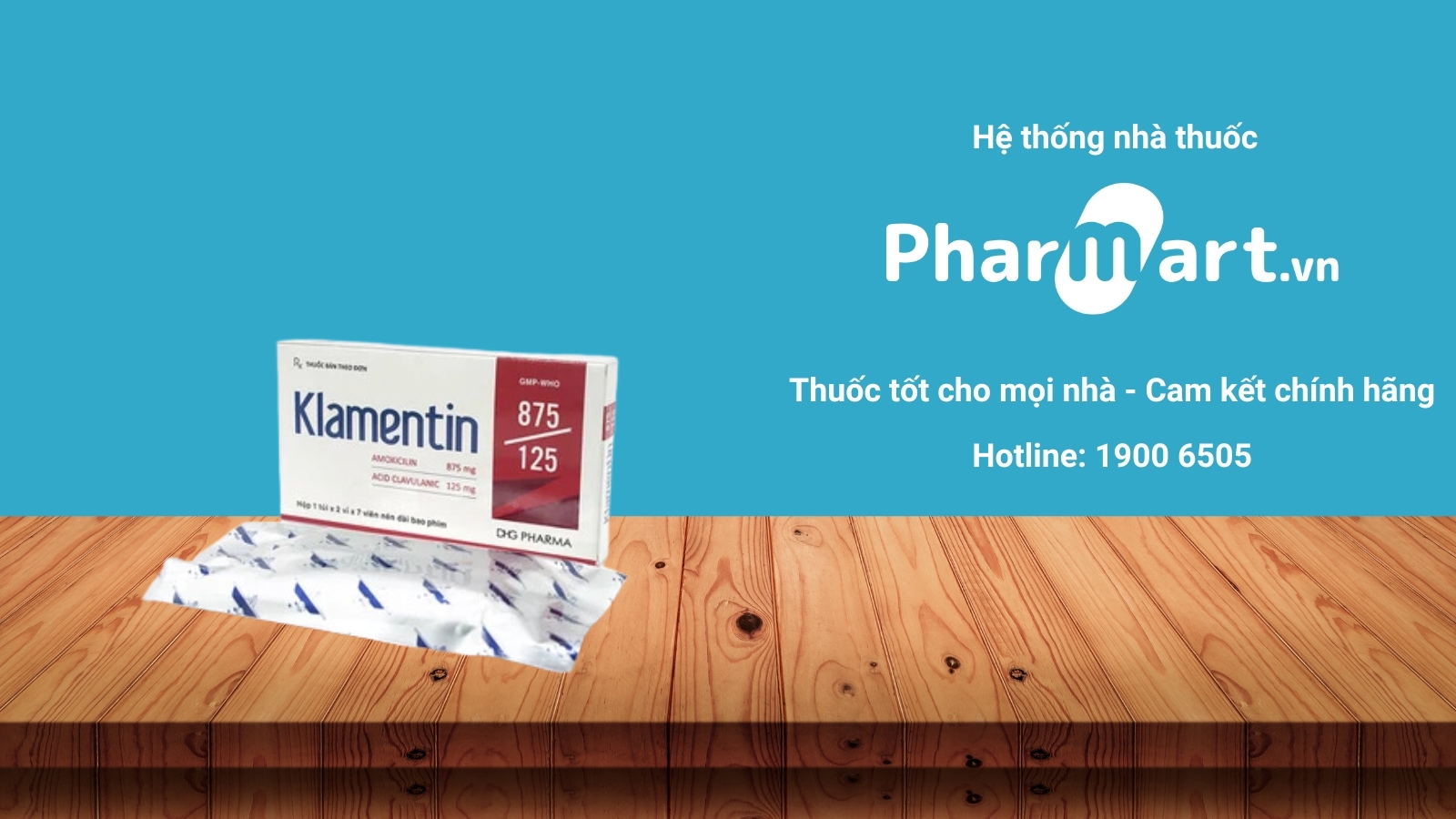 Mua ngay thuốc Klamentin 875/125 chính hãng tại Pharmart.vn
