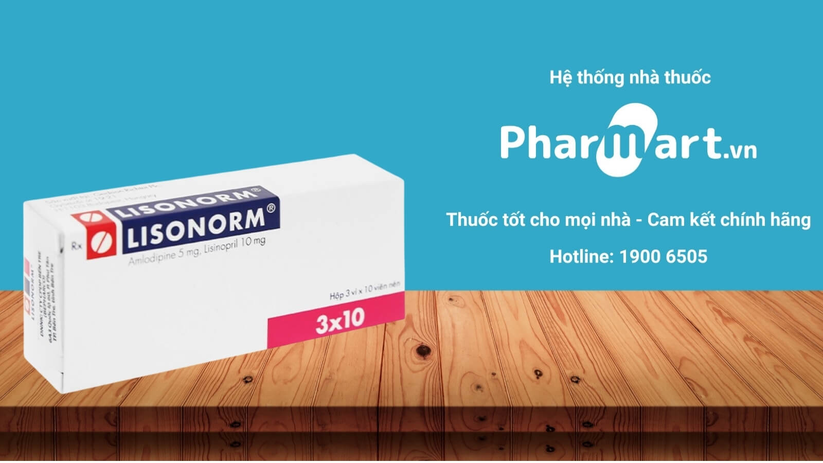 Mua ngay thuốc Lisonorm chính hãng tại Pharmart.vn