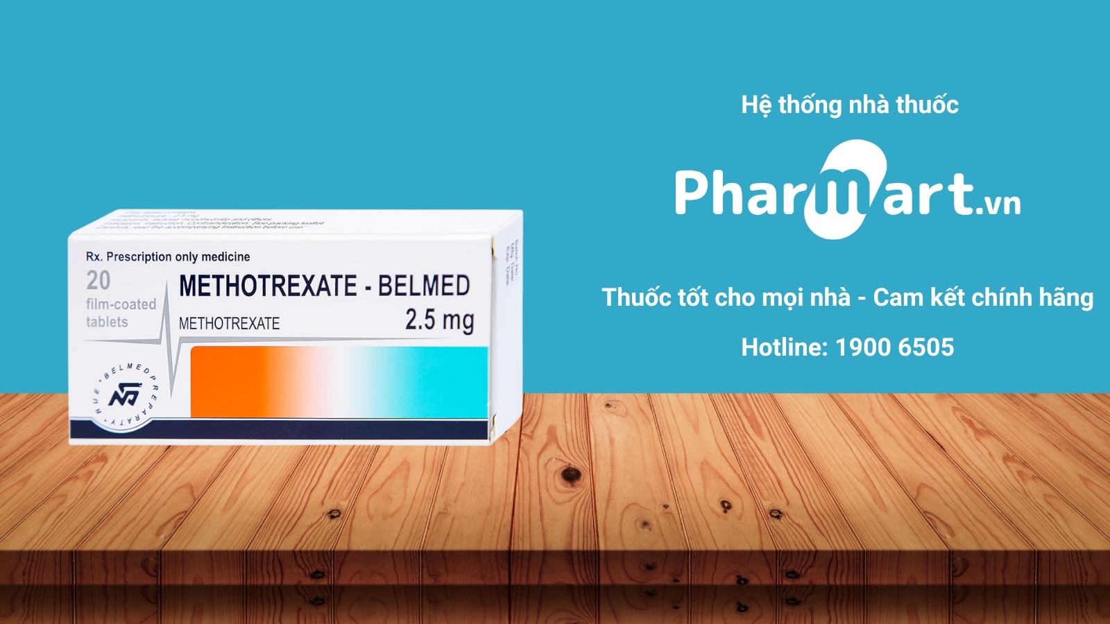 Mua thuốc Methotrexate Belmed 2.5 mg chính hãng tại Pharmart.vn