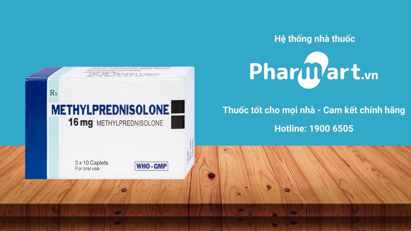 Mua Methylprednisolon 16mg chính hãng tại Pharmart.vn