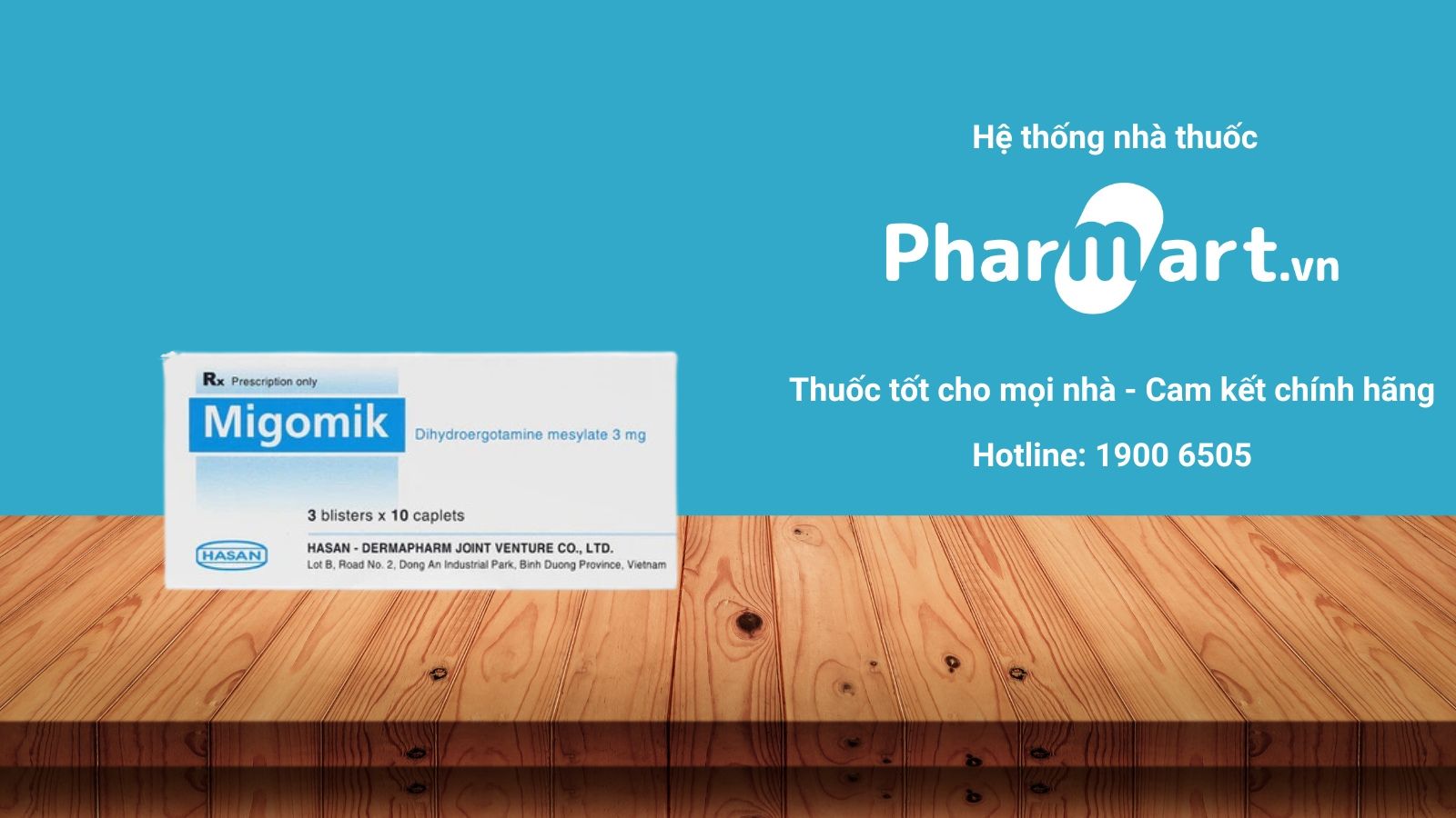 Mua ngay thuốc Migomik 3mg chính hãng tại Pharmart.vn