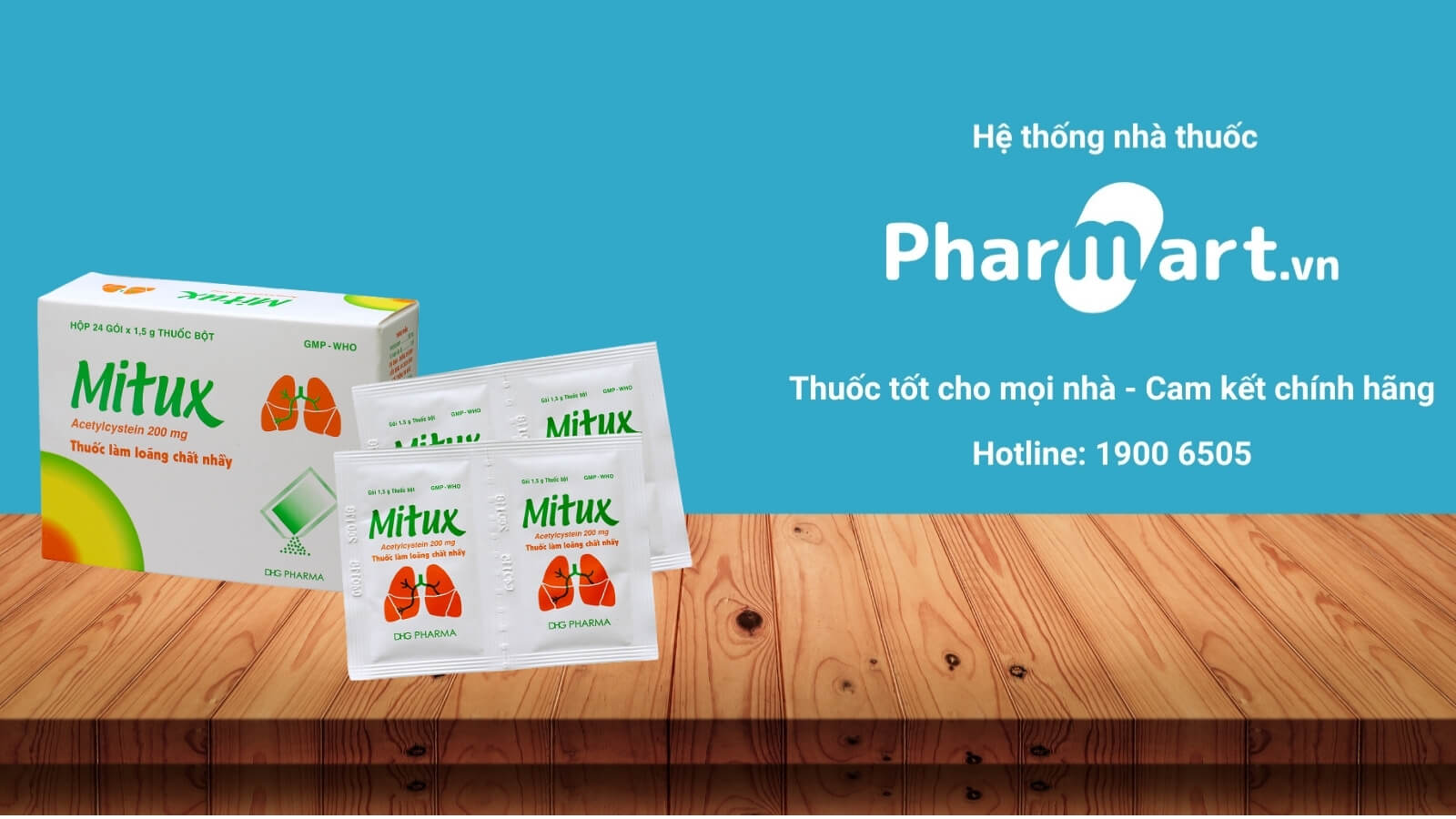 Mua ngay Mitux chính hãng tại Pharmart.vn