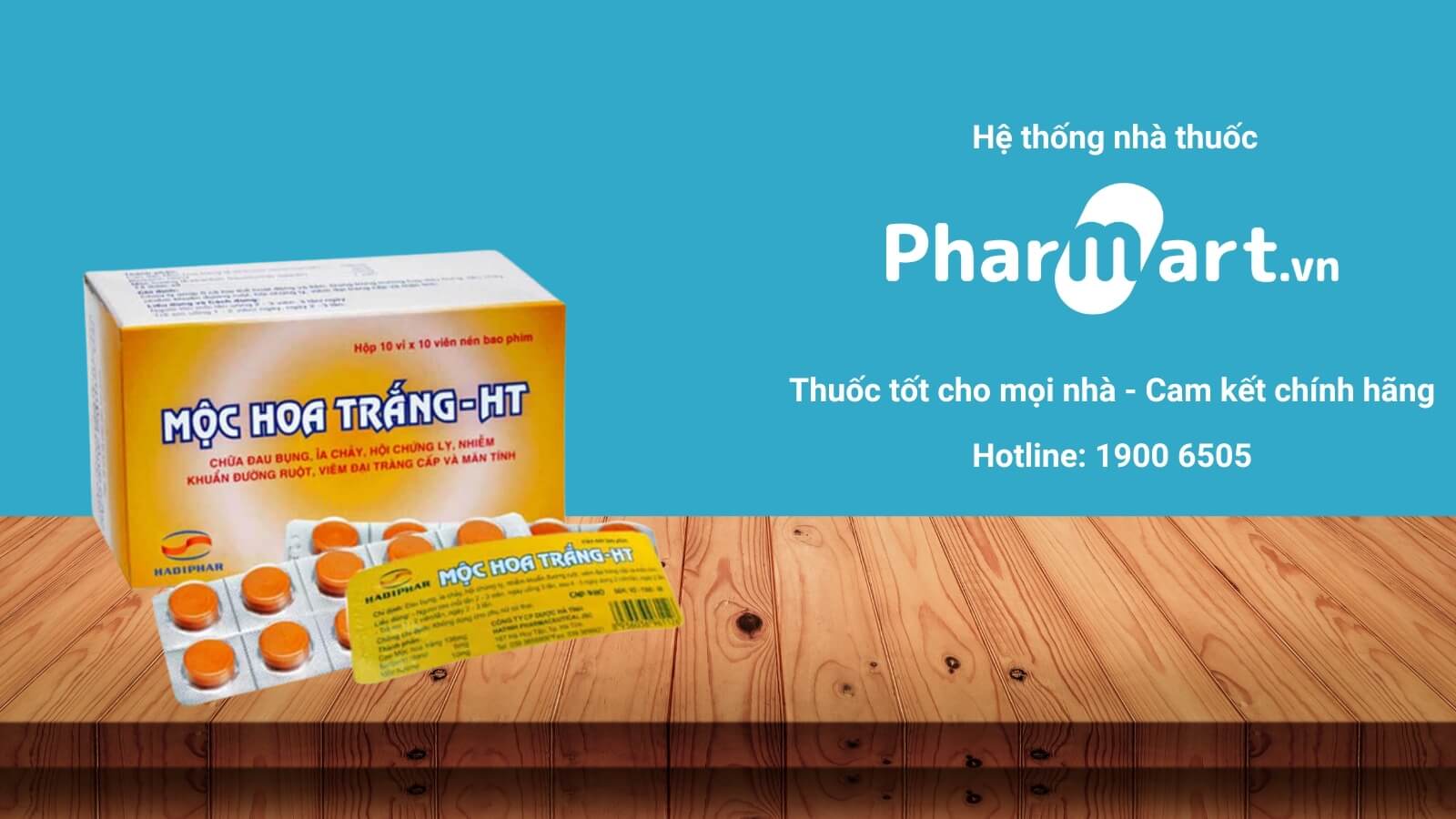 Mua thuốc Mộc Hoa Trắng chính hãng tại Pharmart.vn