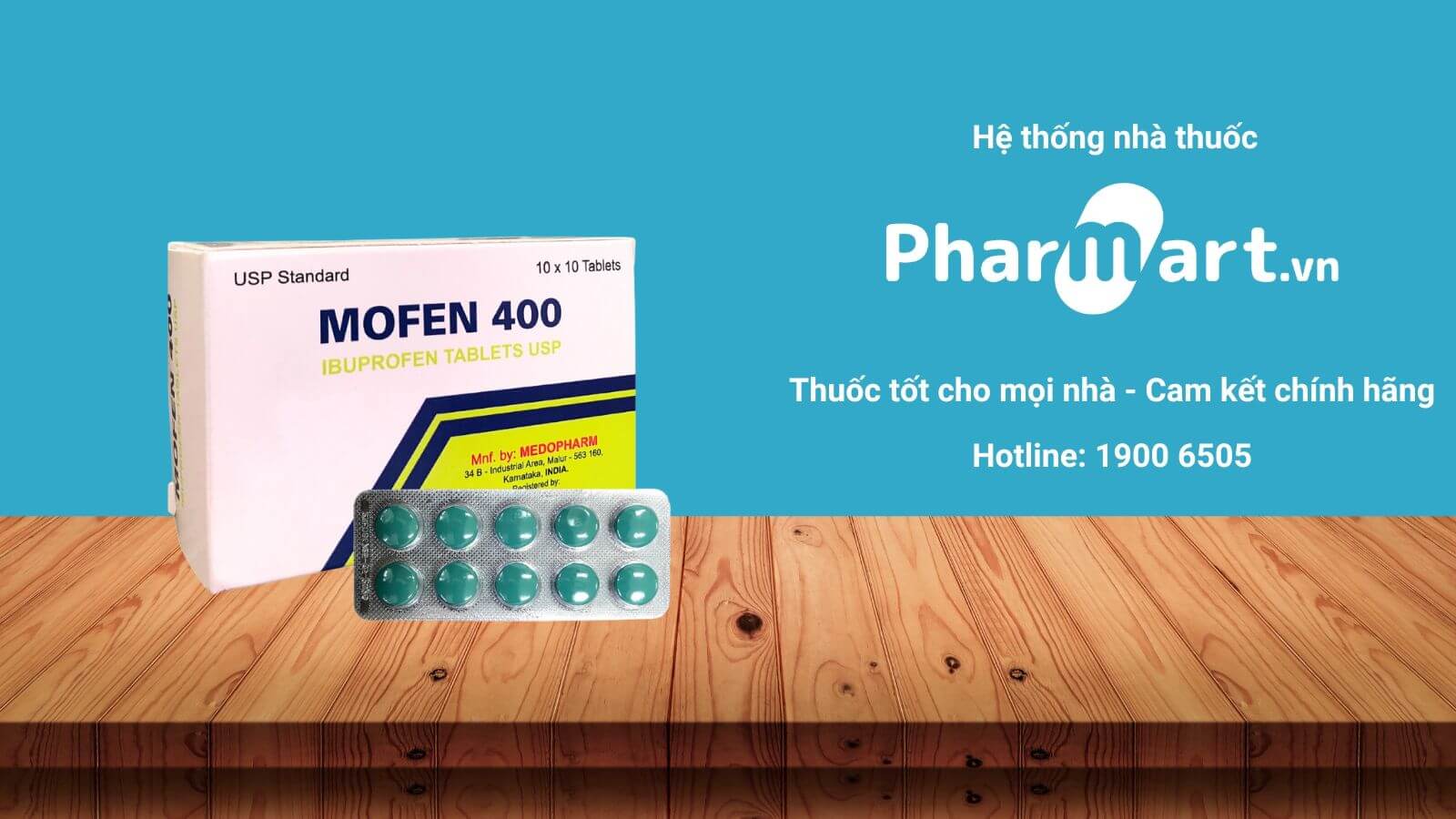 Mua ngay Mofen 400 chính hãng tại Pharmart.vn