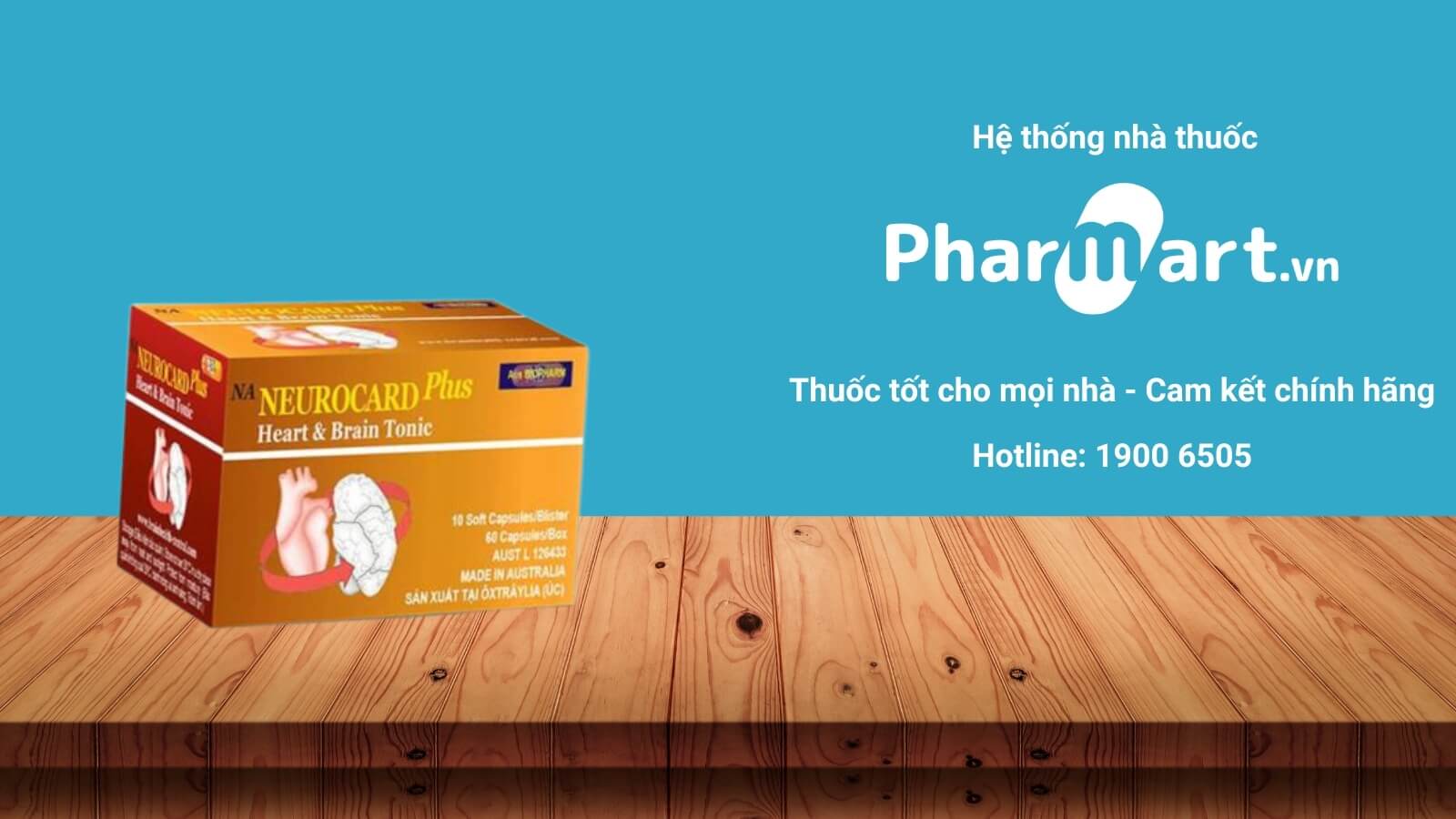 Mua Thuốc Neurocard Plus chính hãng tại Phartmart.vn