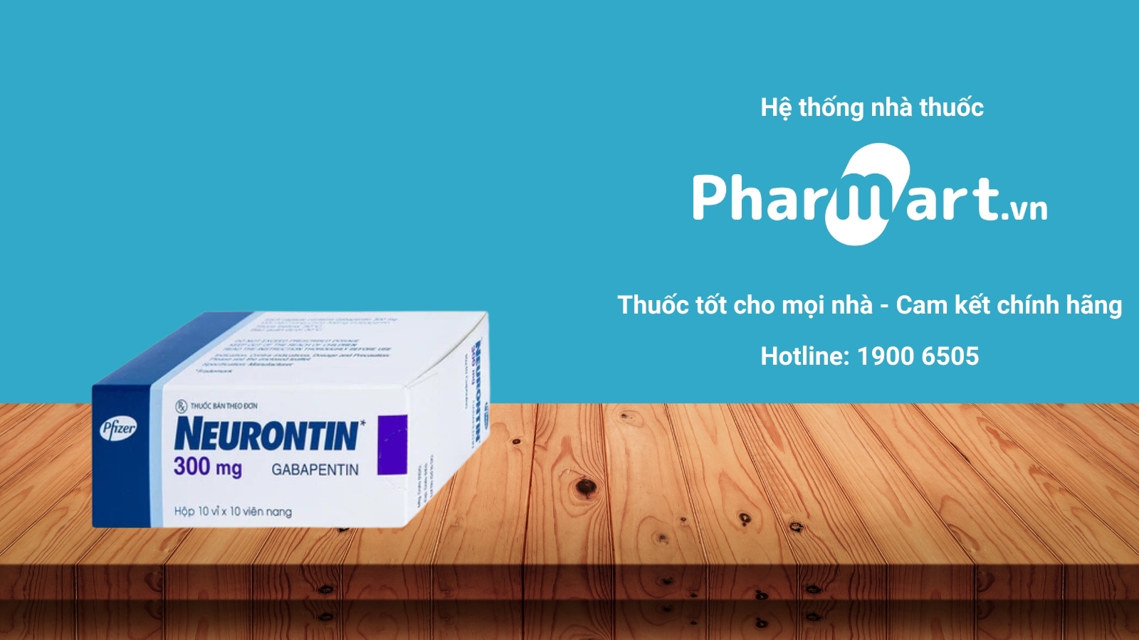 Mua ngay thuốc Neurontin 300mg chính hãng tại Pharmart.vn