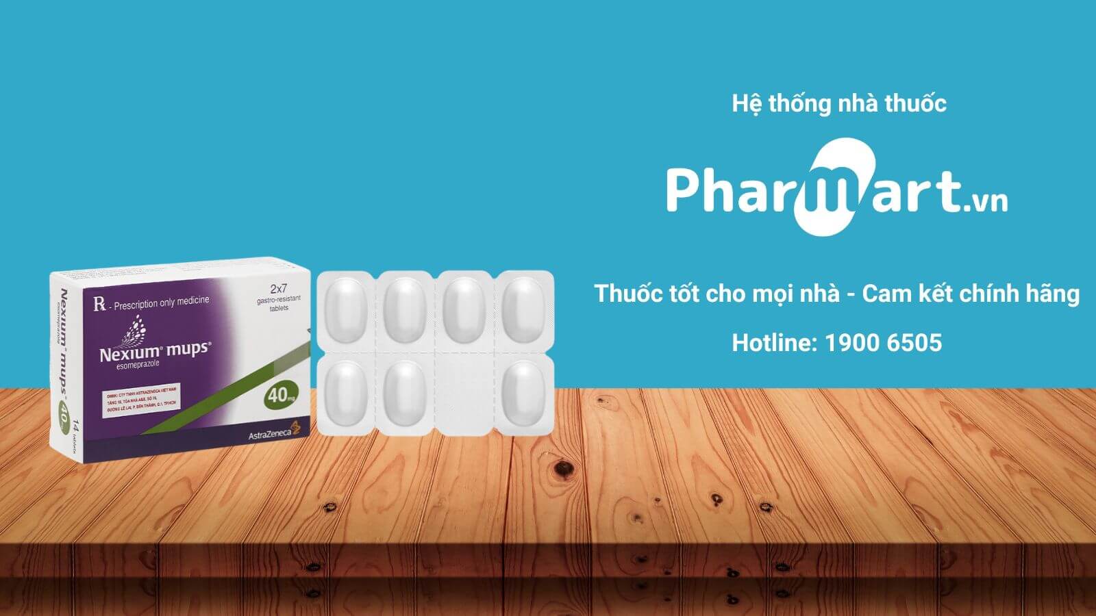 Mua ngay Nexium mups 40mg chính hãng tại Pharmart.vn