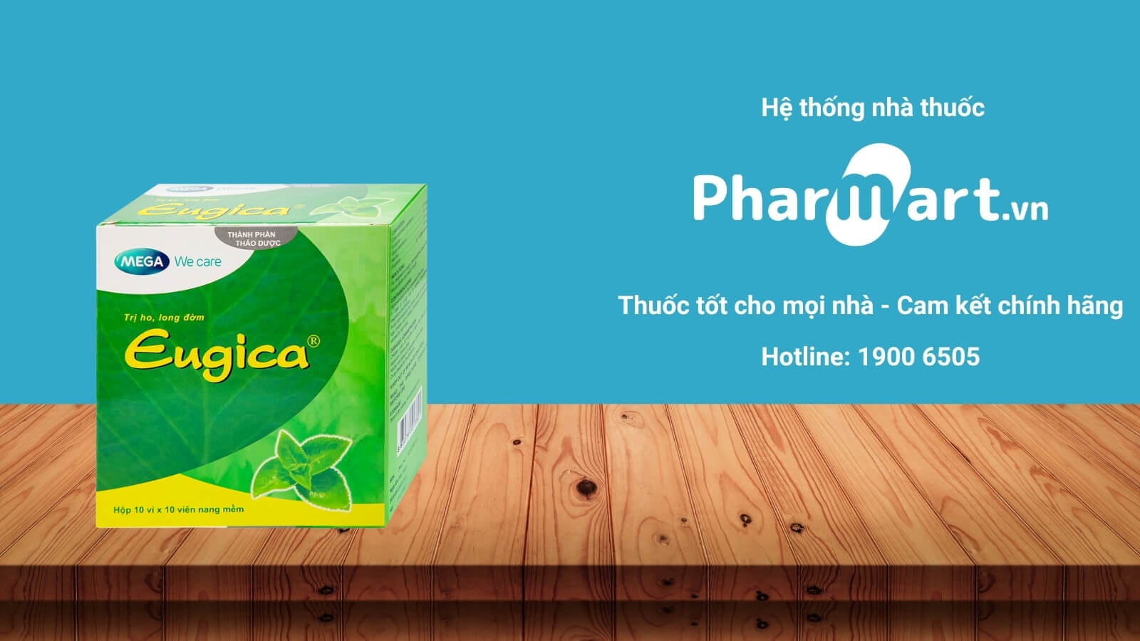 Mua thuốc uống Eugica xanh chính hãng tại Pharmart.vn