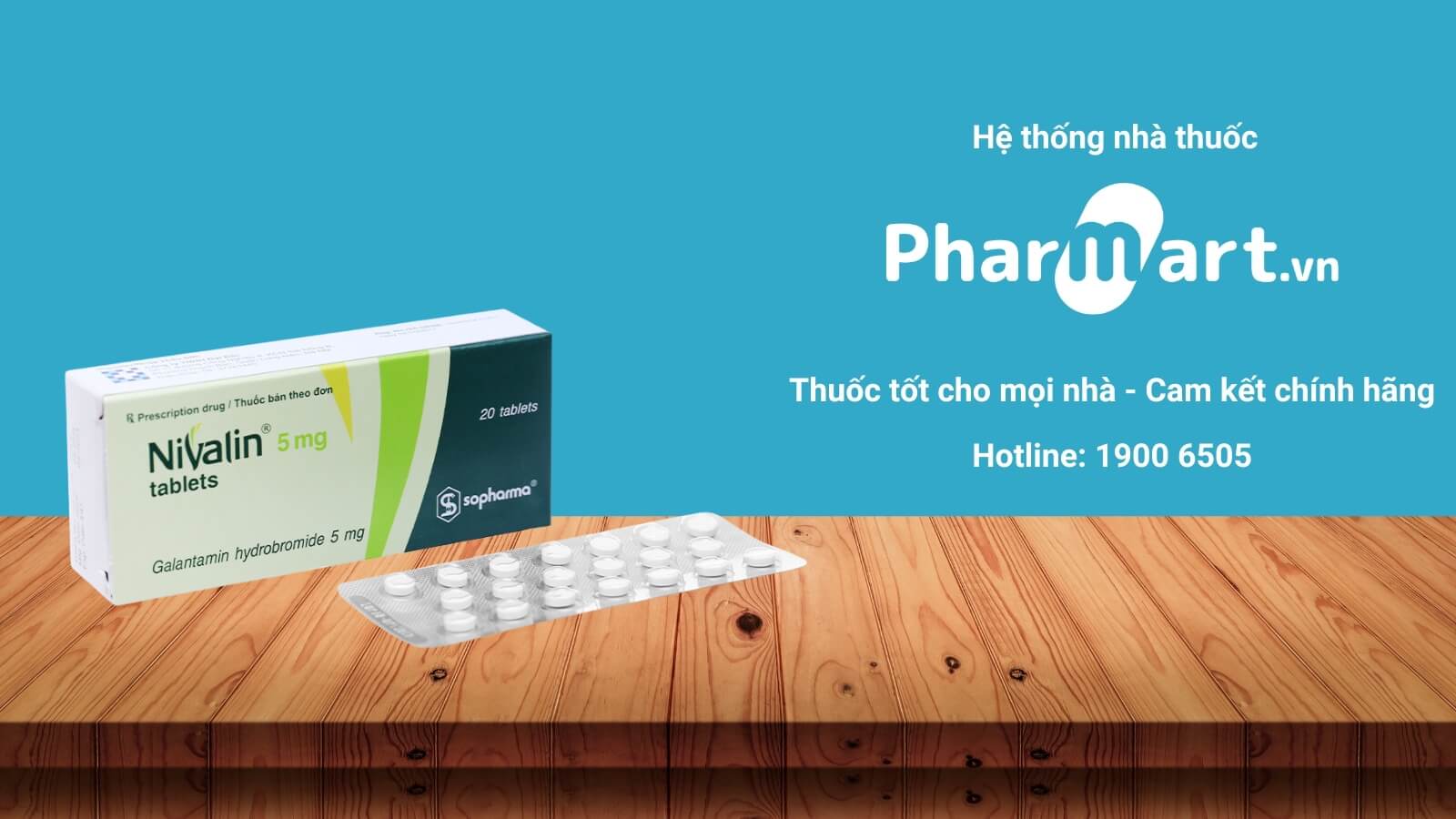 Mua ngay thuốc Nivalin 5mg tại Pharmart.vn