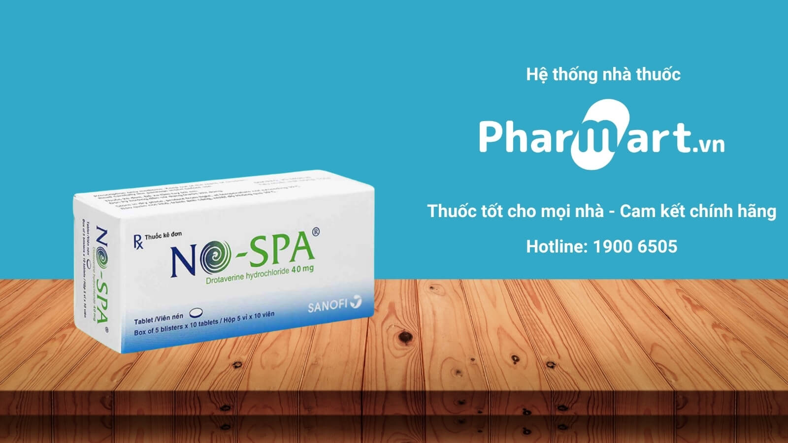 Mua ngay No-spa 40mg tại Pharmart.vn