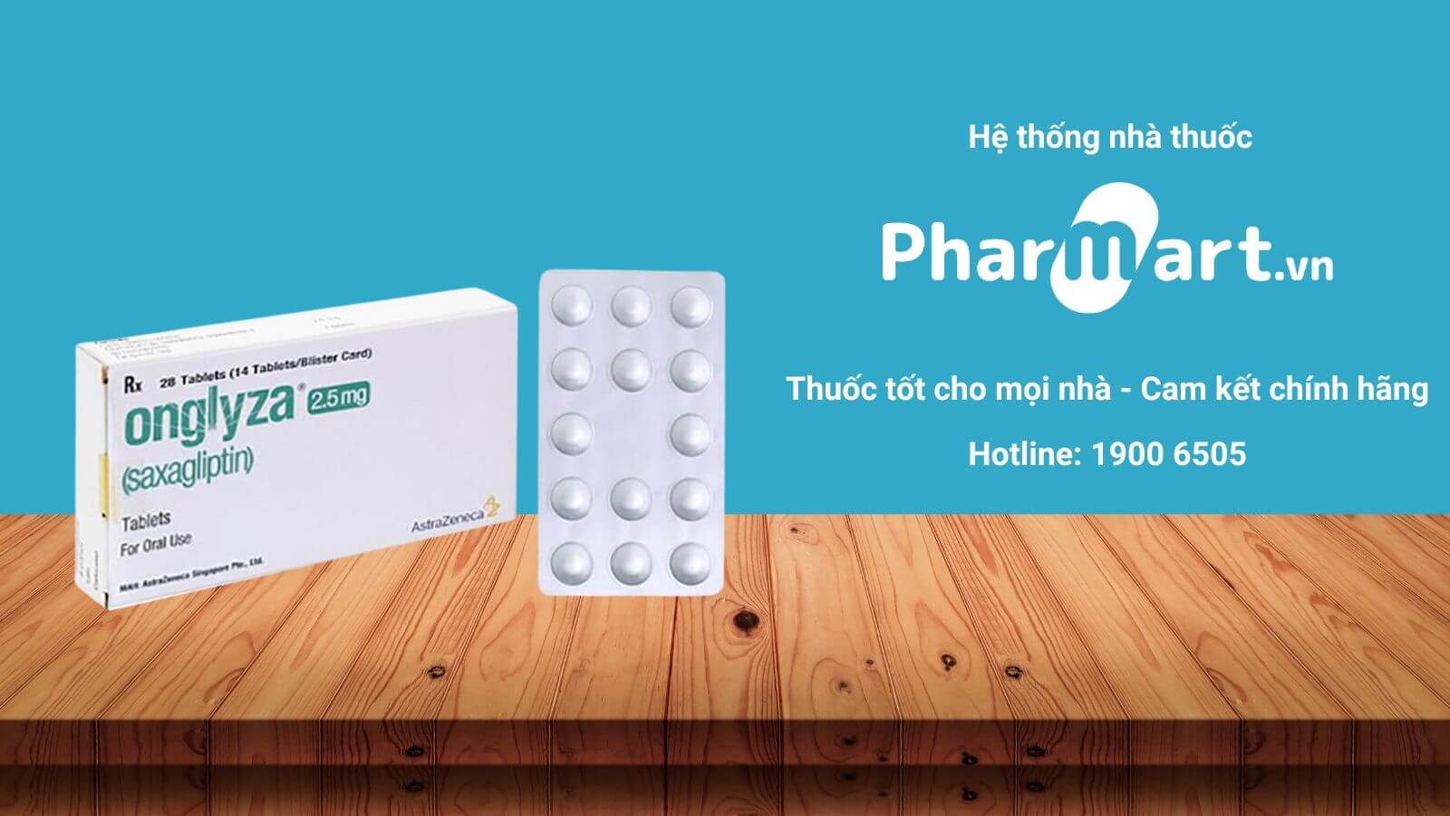 Mua ngay Onglyza 2.5mg chính hãng tại Pharmart.vn