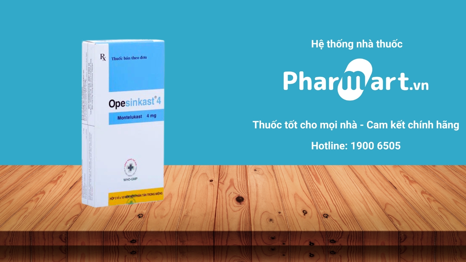 Mua ngay thuốc Opesinkast 4 chính hãng tại Pharmart.vn