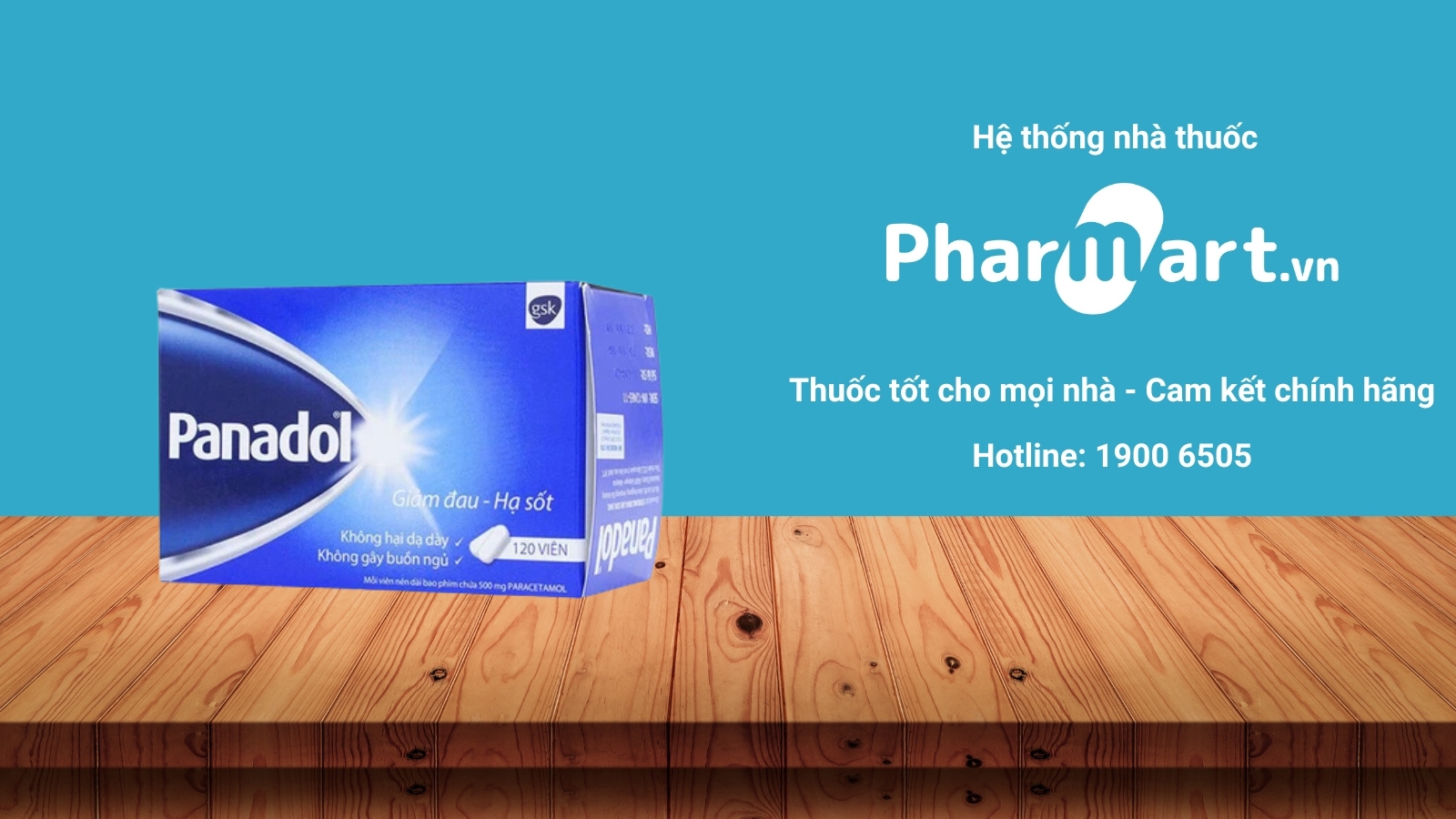 Mua ngay thuốc Panadol 500 chính hãng tại Pharmart.vn