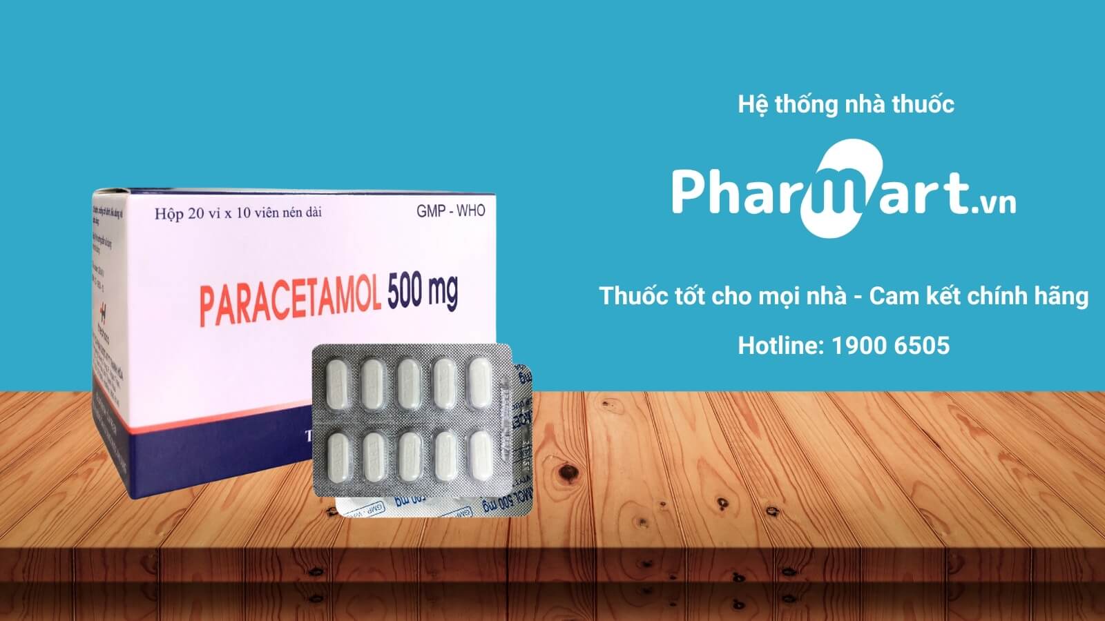 Mua Paracetamol 500mg Thephaco chính hãng tại Pharmart.vn