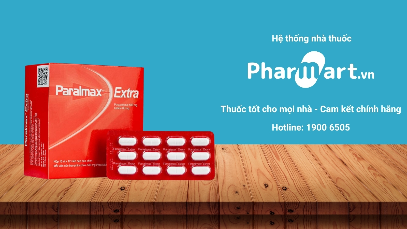 Mua ngay thuốc Paralmax Extra (500mg/65mg) chính hãng tại Pharmart.vn