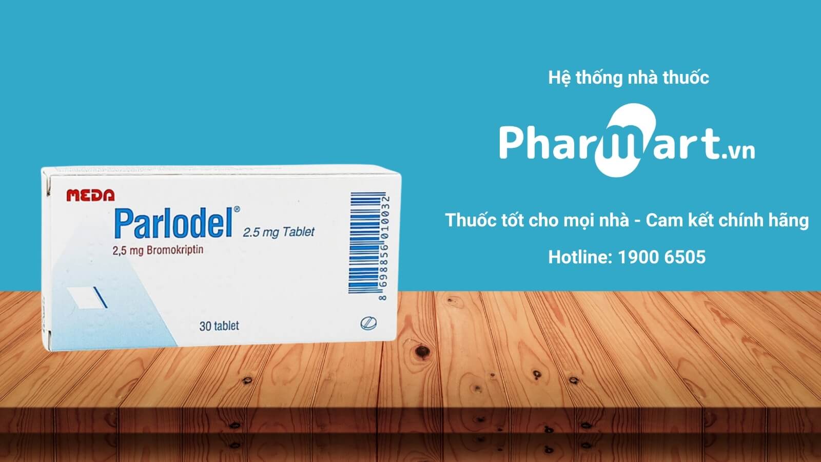 Mua Parlodel Meda chính hãng tại Pharmart.vn