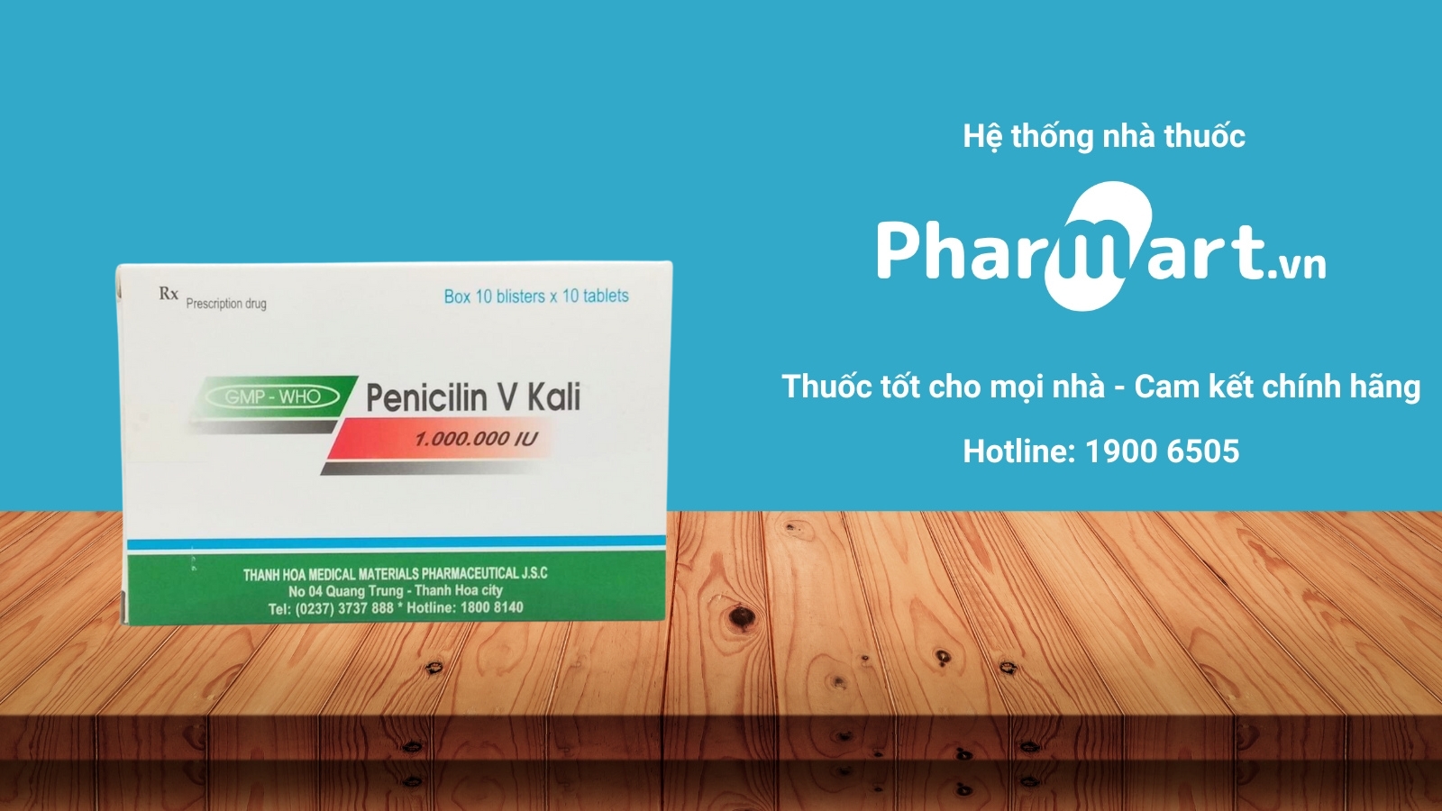 Mua ngay thuốc ốc Penicilin V Kali chính hãng tại Pharmart.vn