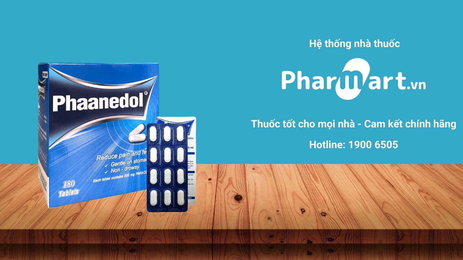Mua Thuốc Phaanedol xanh chính hãng tại Pharmart.vn