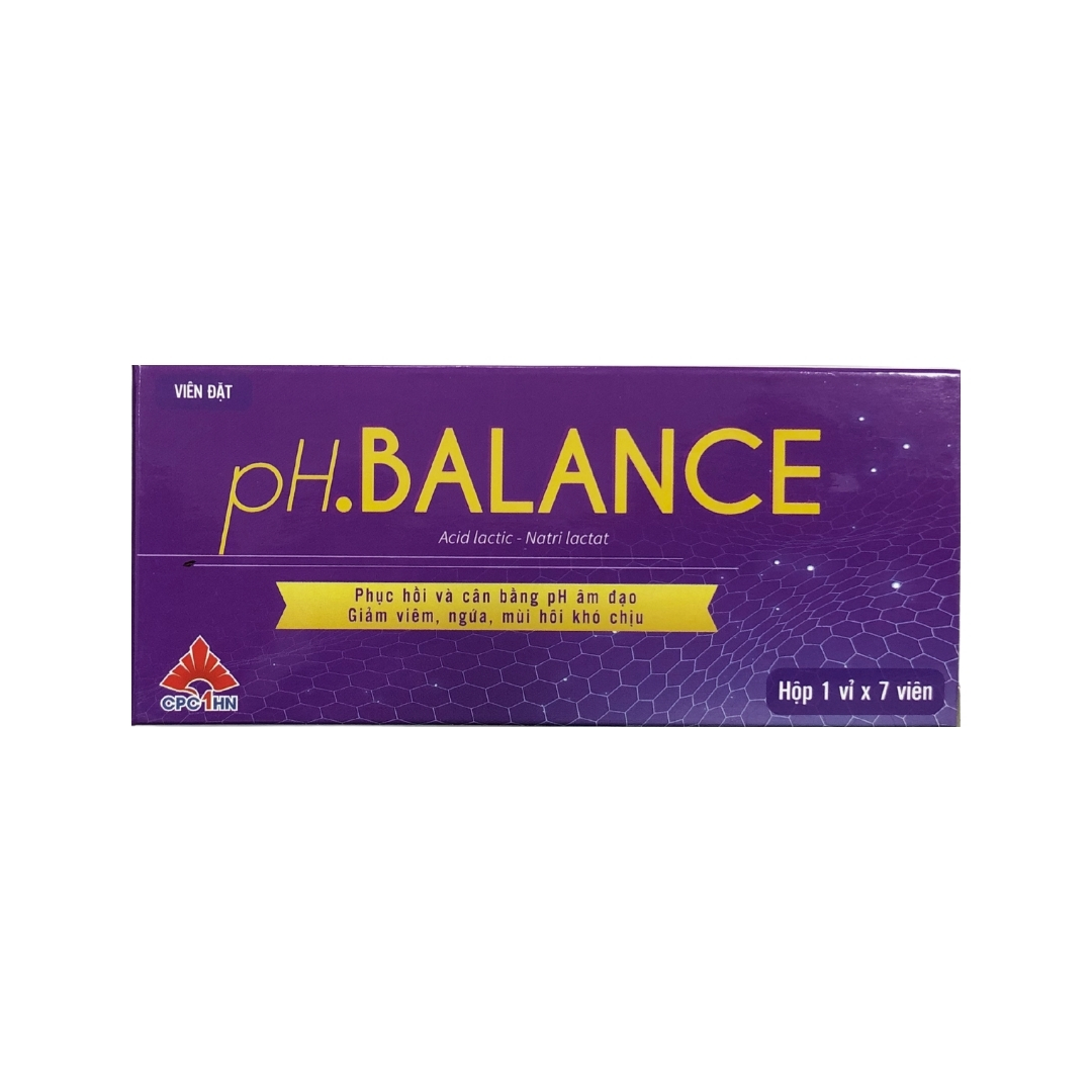 Thuốc đặt pH.BALANCE Giảm viêm, ngứa, mùi hôi âm đạo Pharmart.vn