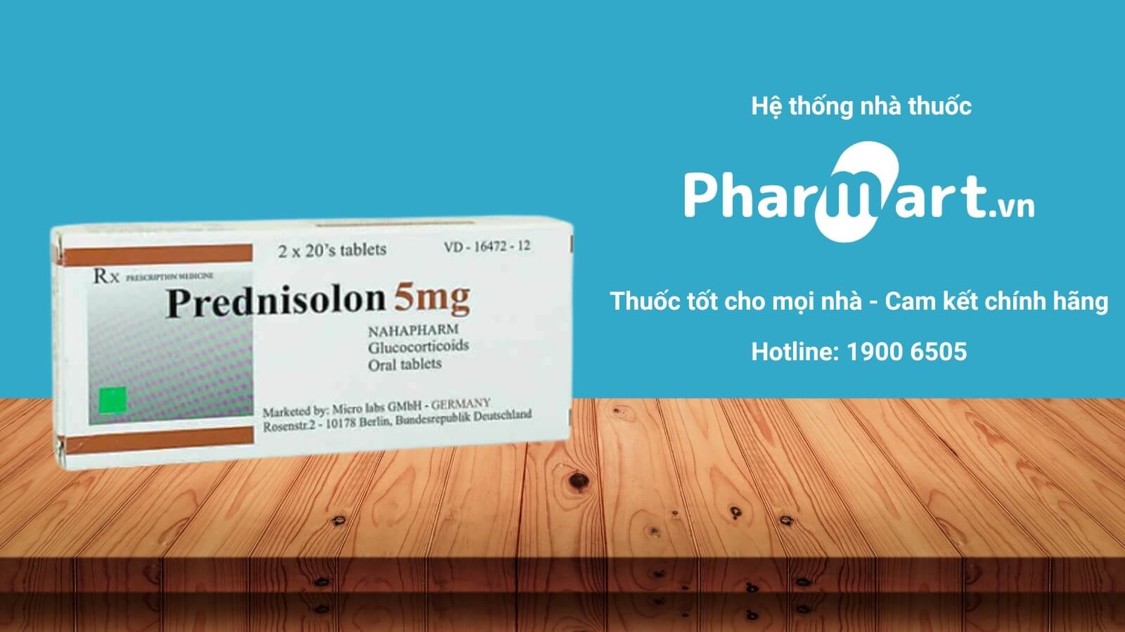 Mua Thuốc Prednisolon 5mg chính hãng tại Pharmart.vn
