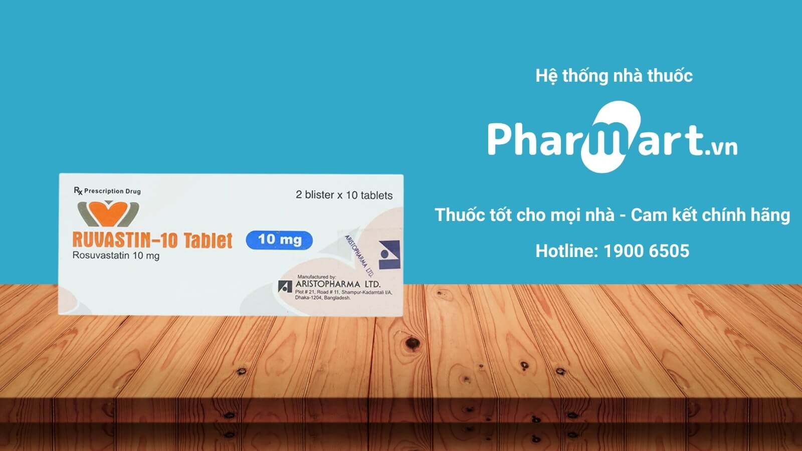 Mua ngay Ruvastin 10 tại Pharmart.vn