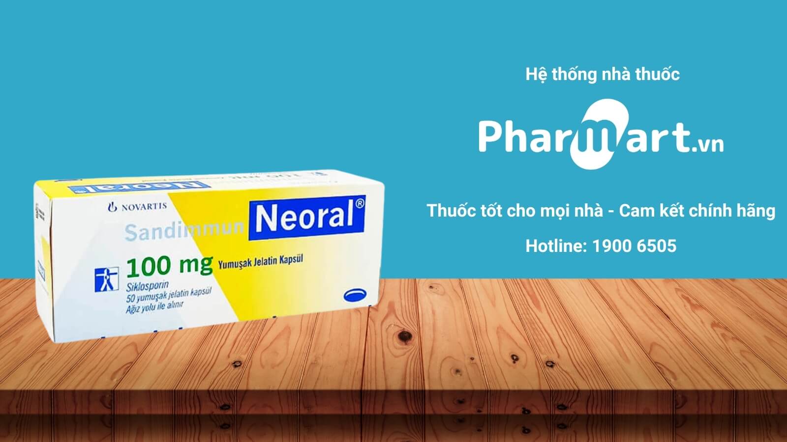 Mua ngay Sandimmun Neoral 100mg tại Pharmart.vn