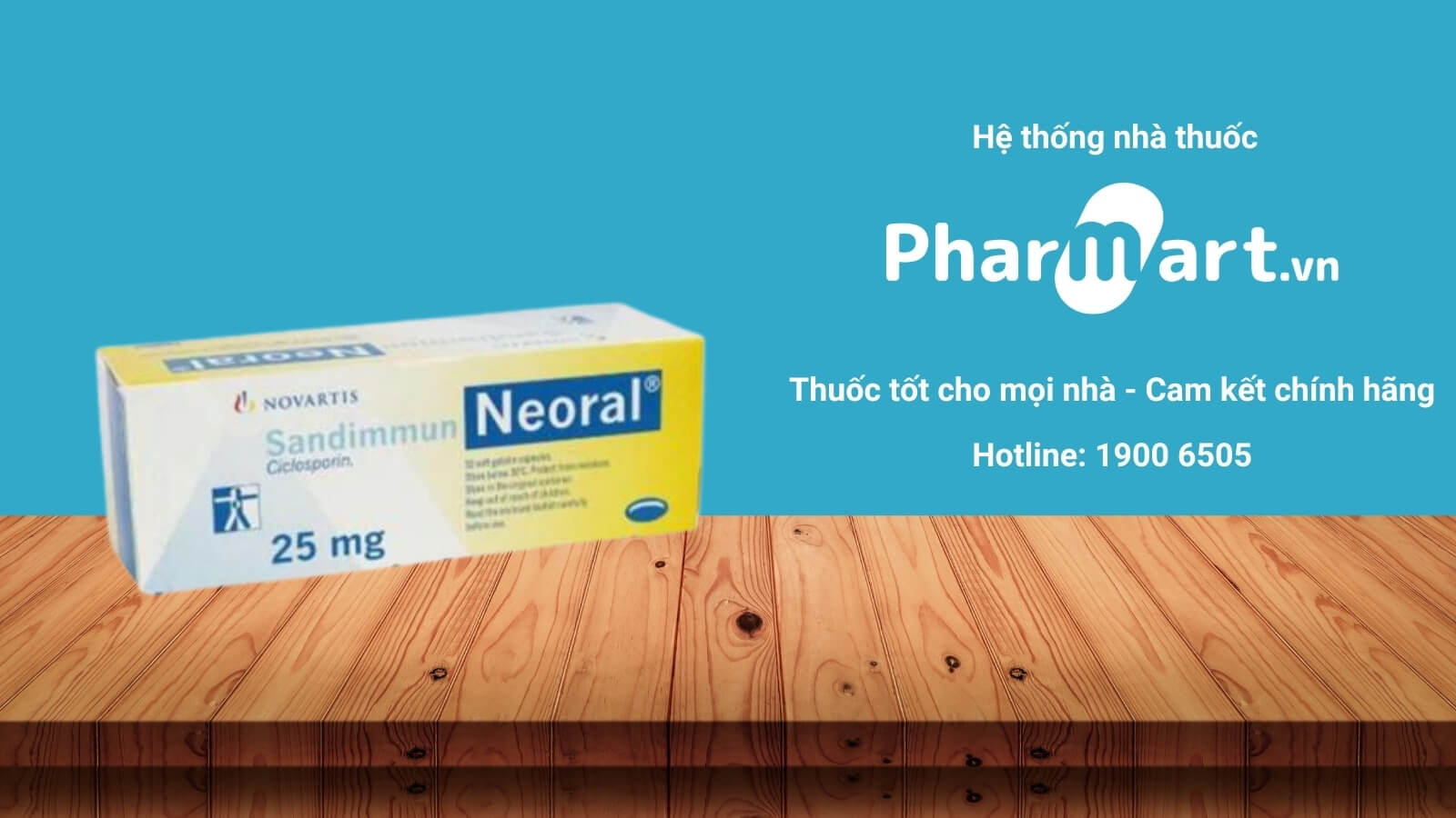 Mua Thuốc Sandimmun Neoral 25mg chính hãng tại Pharmart.vn