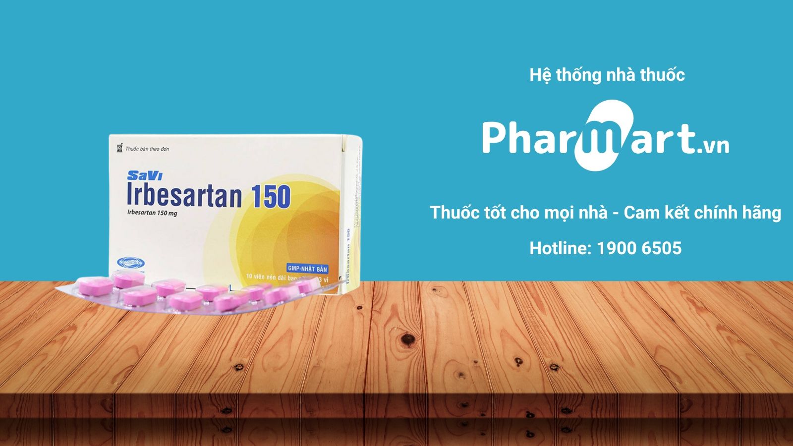 Mua ngay Savi Irbesartan 150mg chính hãng tại Pharmart.vn