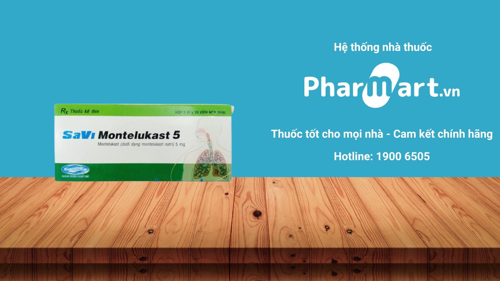 Mua thuốc Savi Montelukast 5 chính hãng tại Pharmart.vn