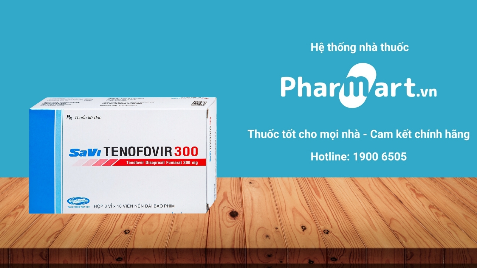 Mua ngay thuốc Savi Tenoforvir 300mg chính hãng tại Pharmart.vn