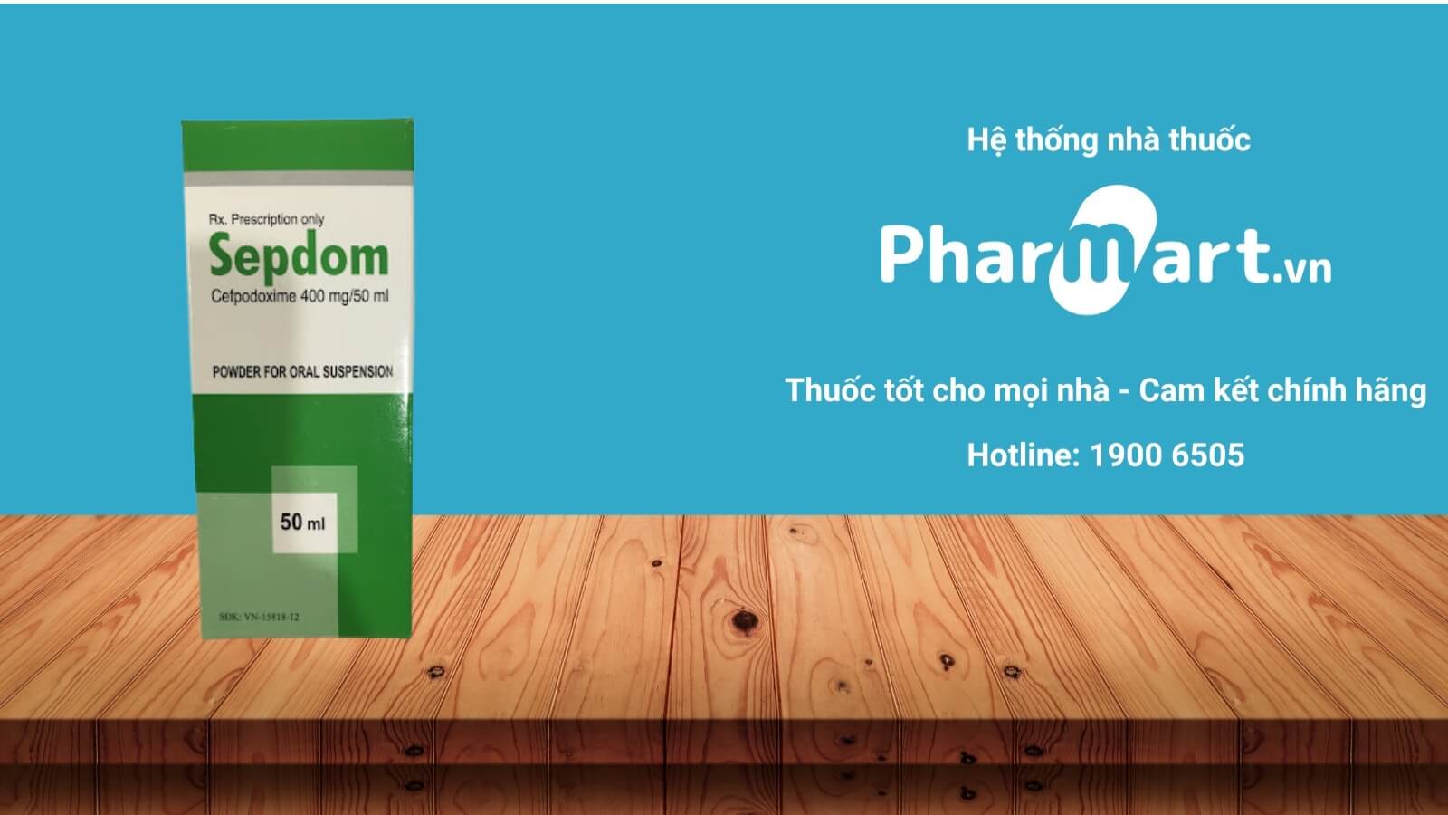 Mua ngay thuốc Sepdom chính hãng tại Pharmart.vn