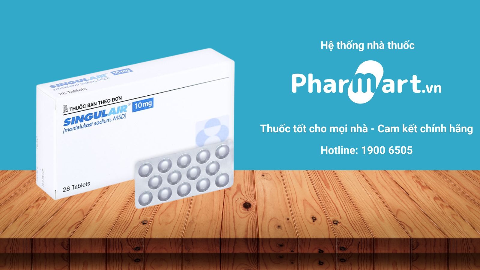 Mua thuốc Singulair 10mg MSD chính hãng tại Pharmart.vn