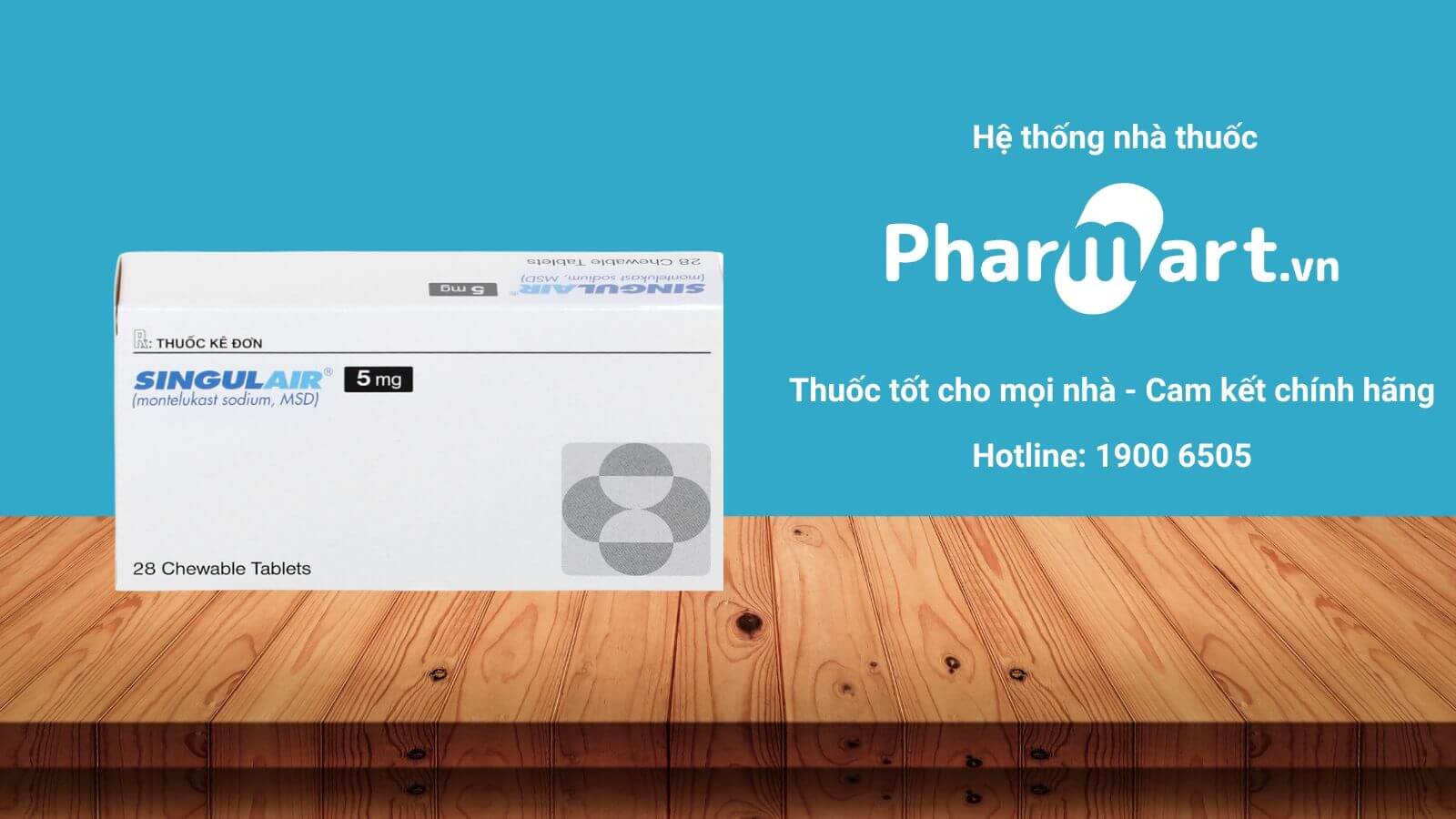 Mua ngay thuốc Singulair 5mg chính hãng tại Pharmart.vn