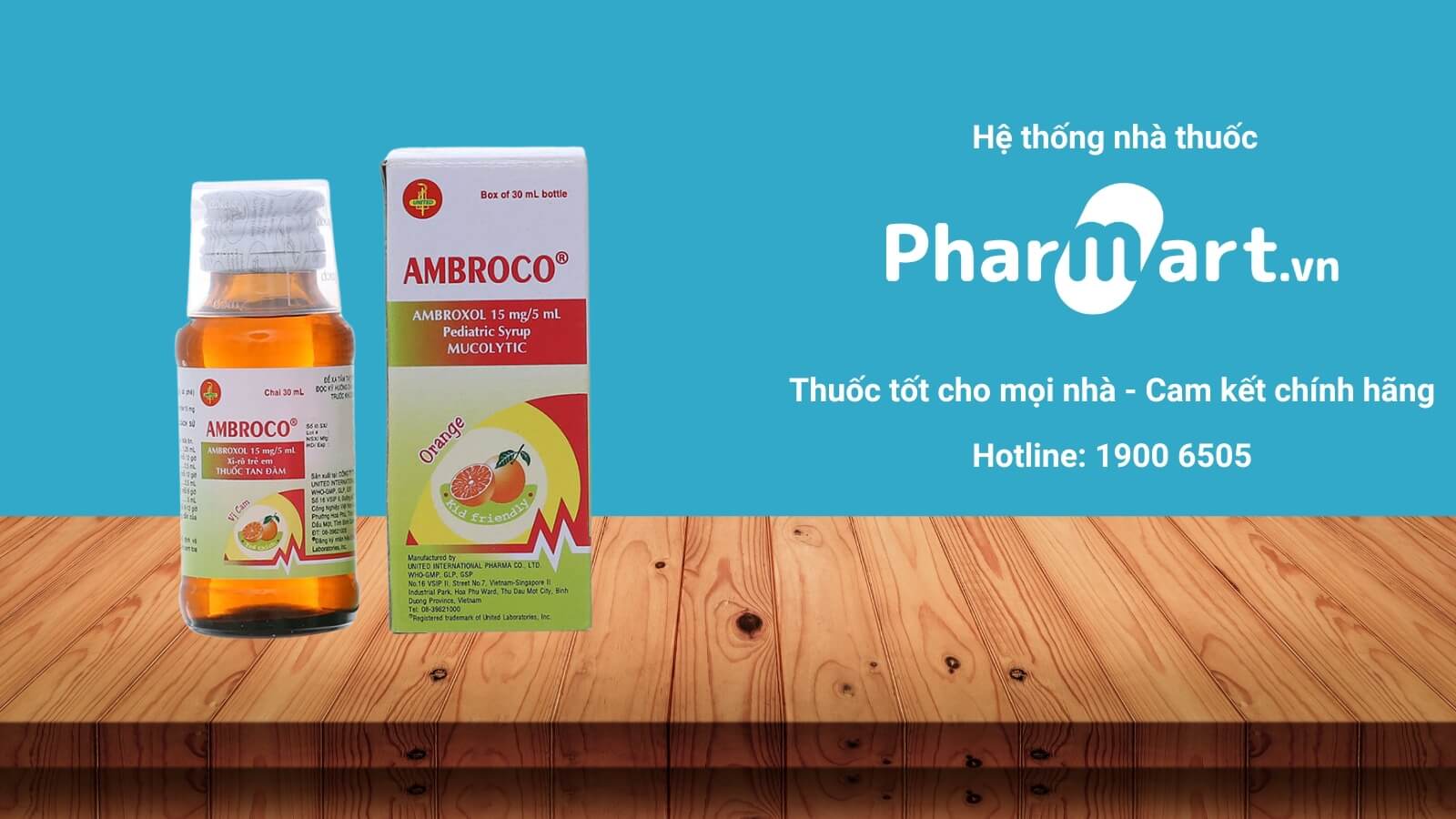 Mua Thuốc Siro Ambroco chính hãng tại Pharmart.vn