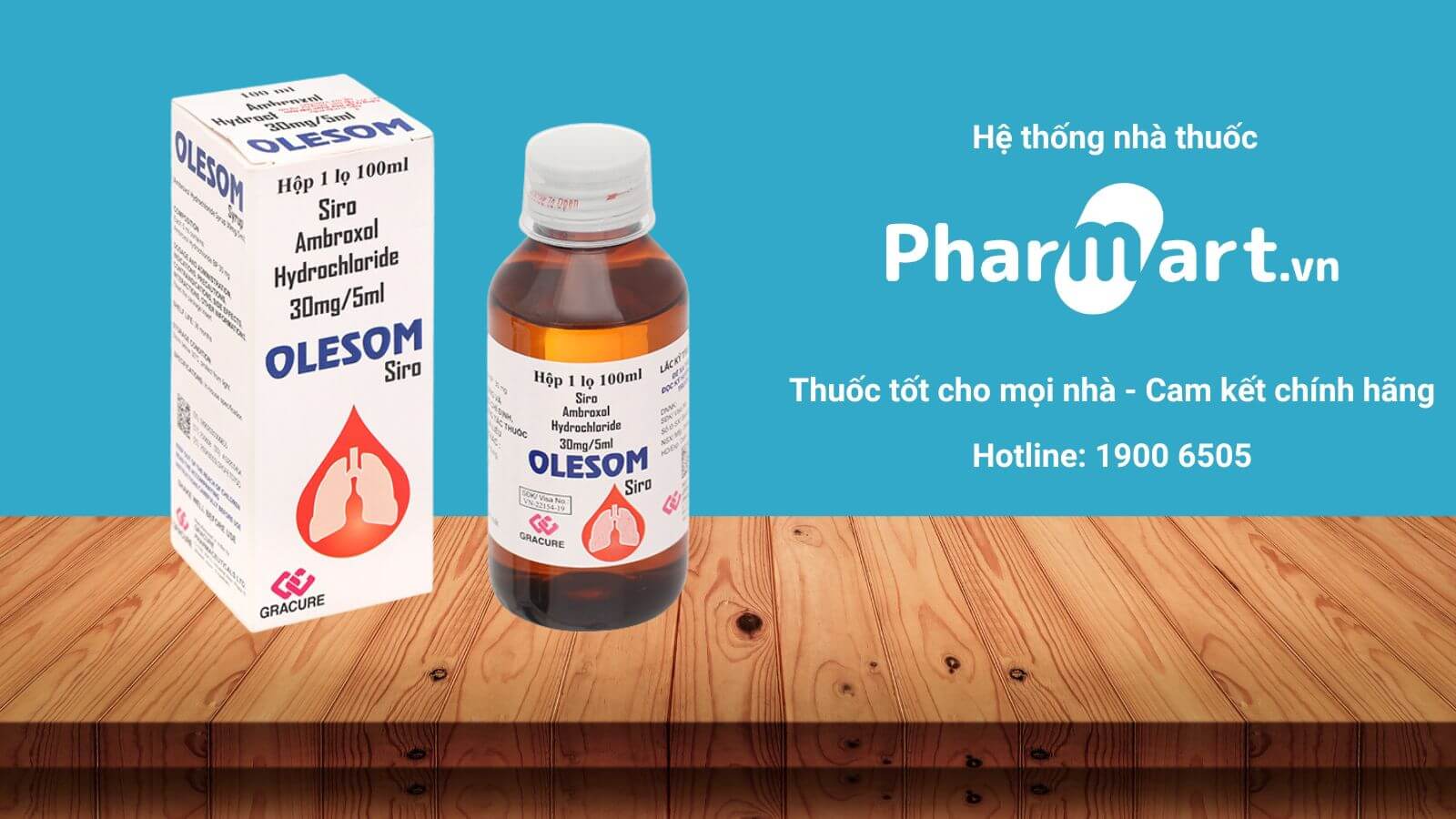 Mua ngay Siro Olesom lọ 100ml chính hãng tại Pharmart.vn