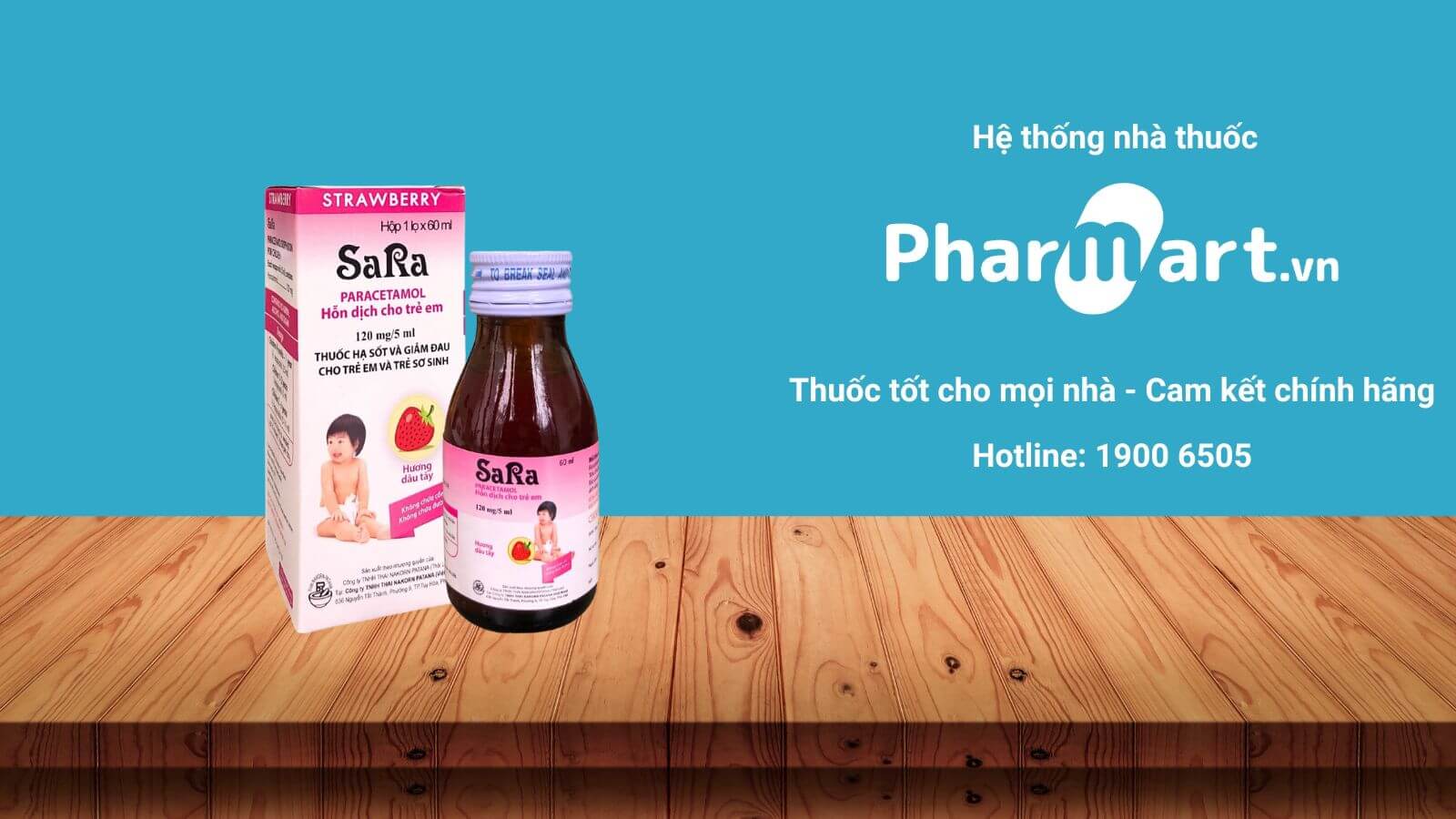 Mua ngay Siro Sara chính hãng tại Pharmart.vn
