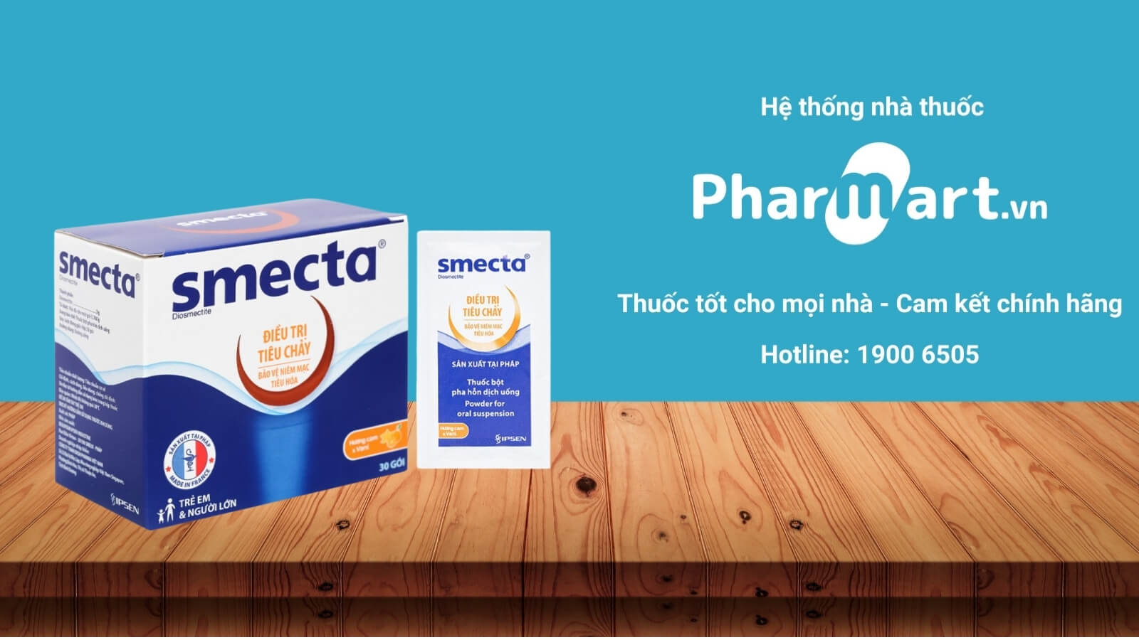 Mua ngay thuốc Smecta chính hãng tại Pharmart.vn