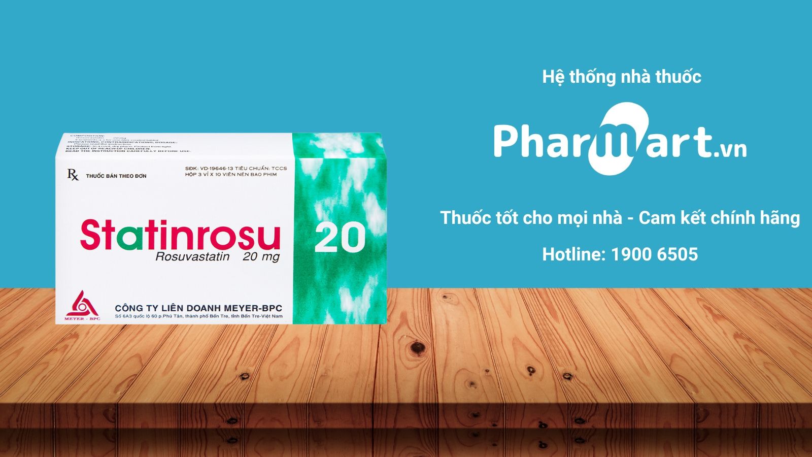 Mua ngay Statinrosu 20mg chính hãng tại Pharmart.vn