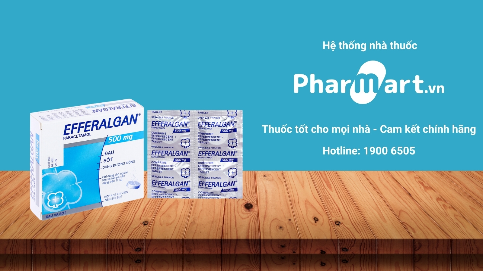 Mua ngay thuốc Efferalgan 500mg chính hãng tại Pharmart.vn