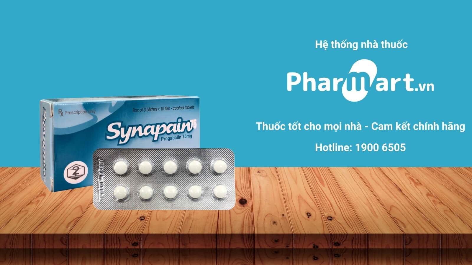 Mua Thuốc Synapain 75mg chính hãng tại Pharmart.vn
