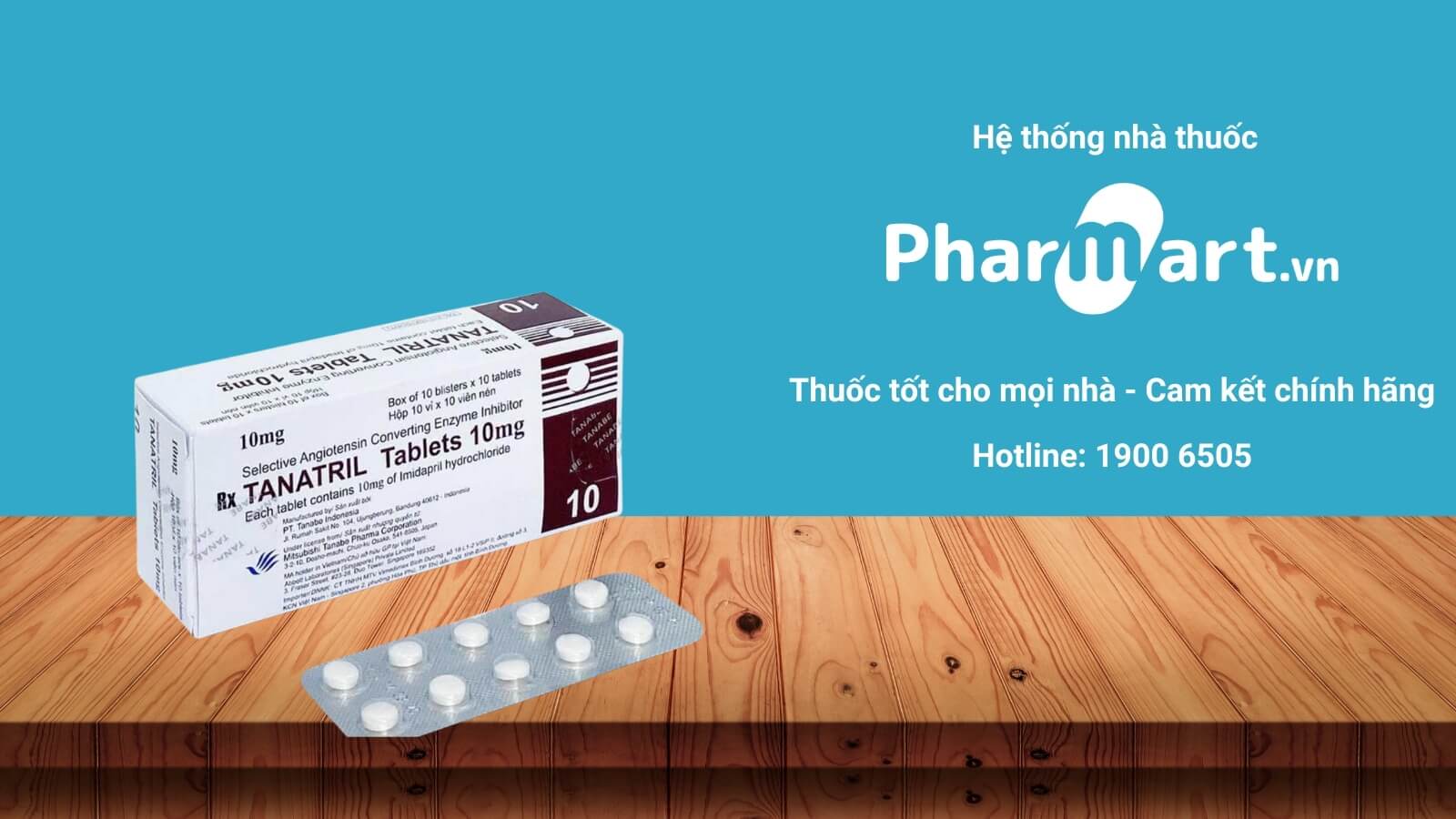 Mua ngay thuốc Tanatril 10mg tại Pharmart.vn