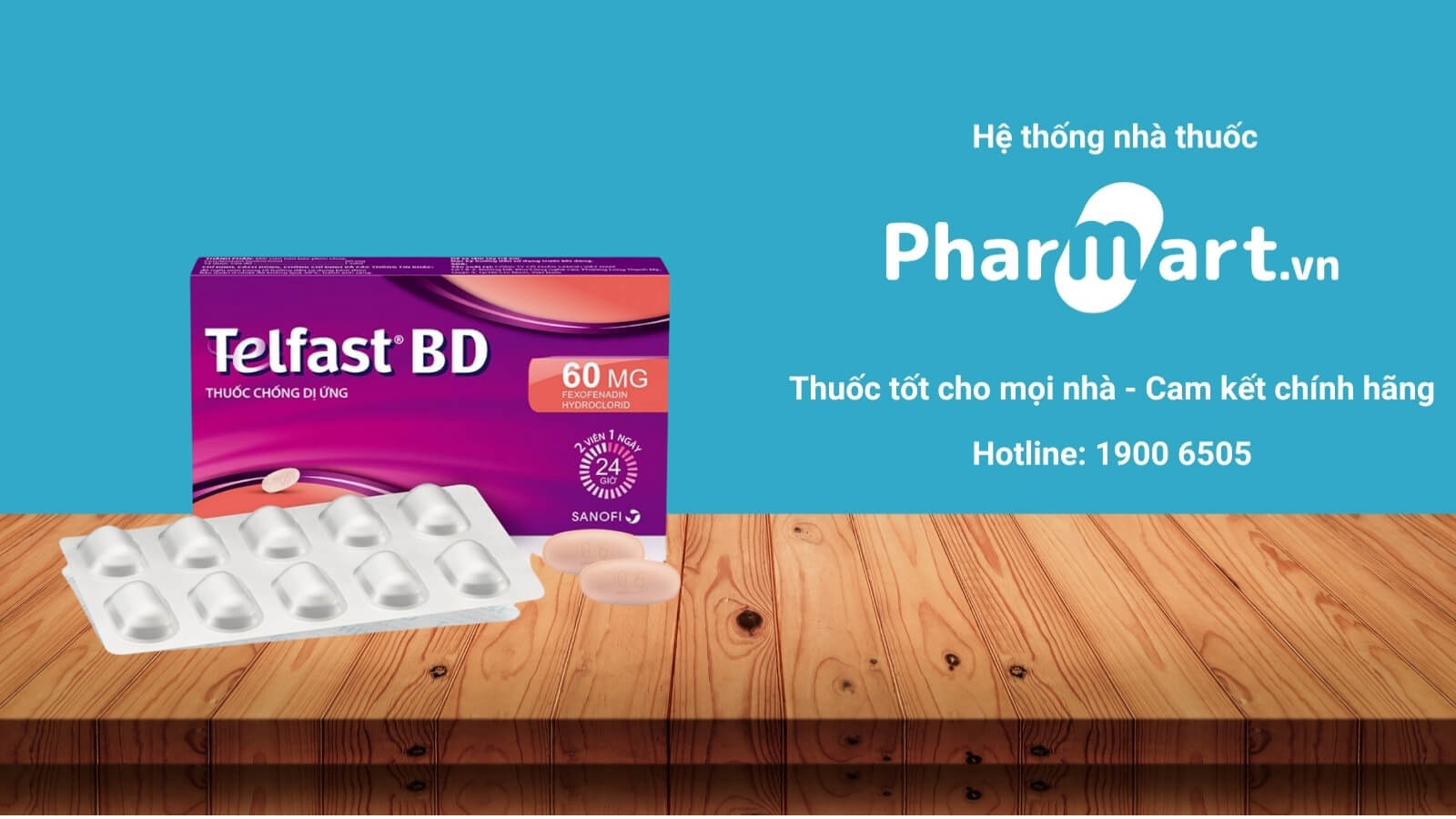 Mua ngay thuốc Telfast BD chính hãng tại Pharmart.vn