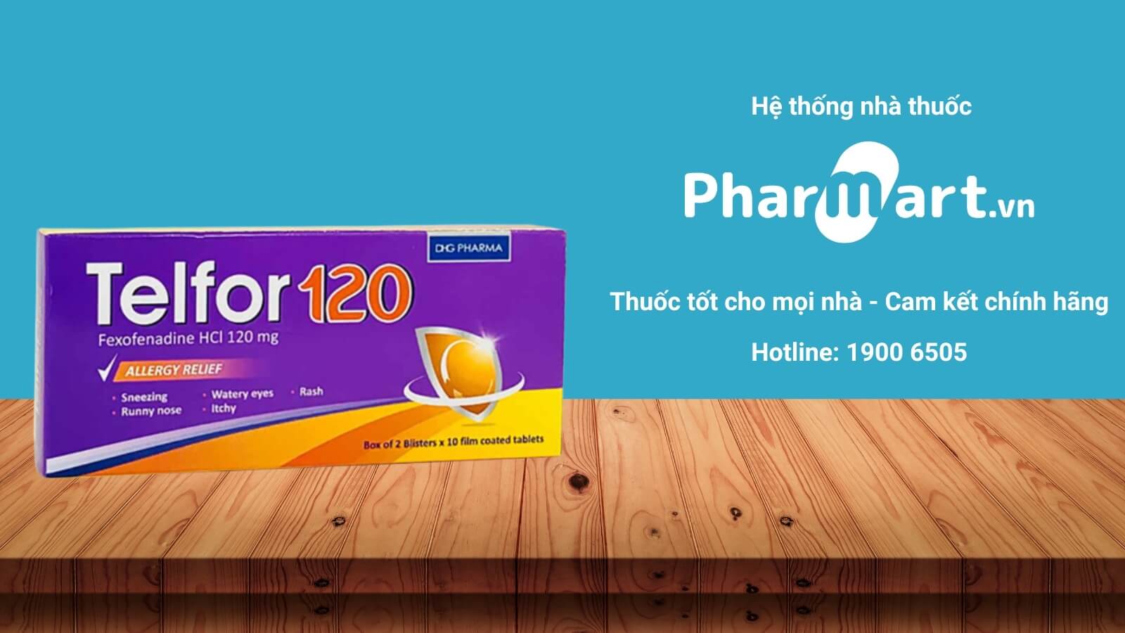 Mua ngay Telfor 120 tại Pharmart.vn