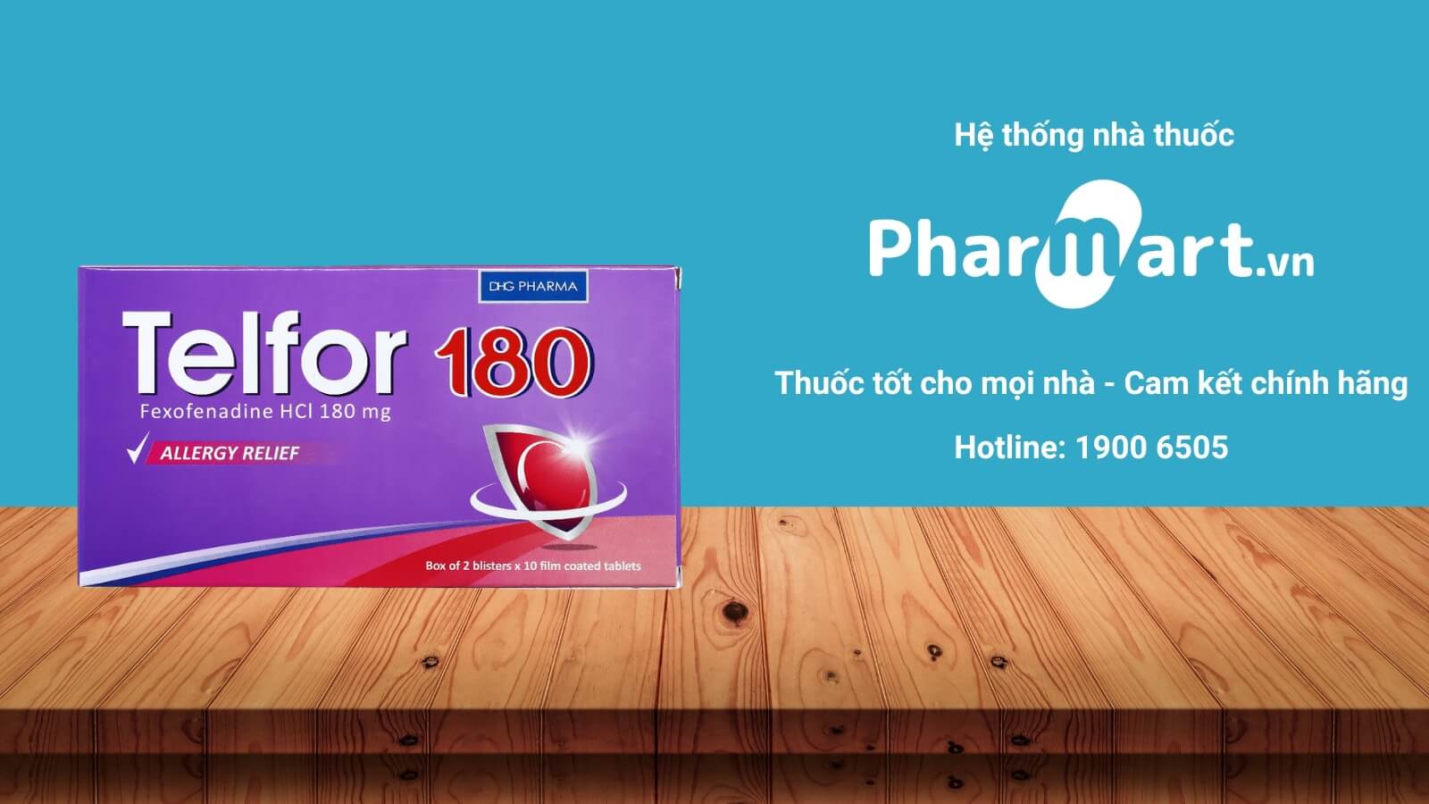 Mua ngay Telfor 180 tại Pharmart.vn